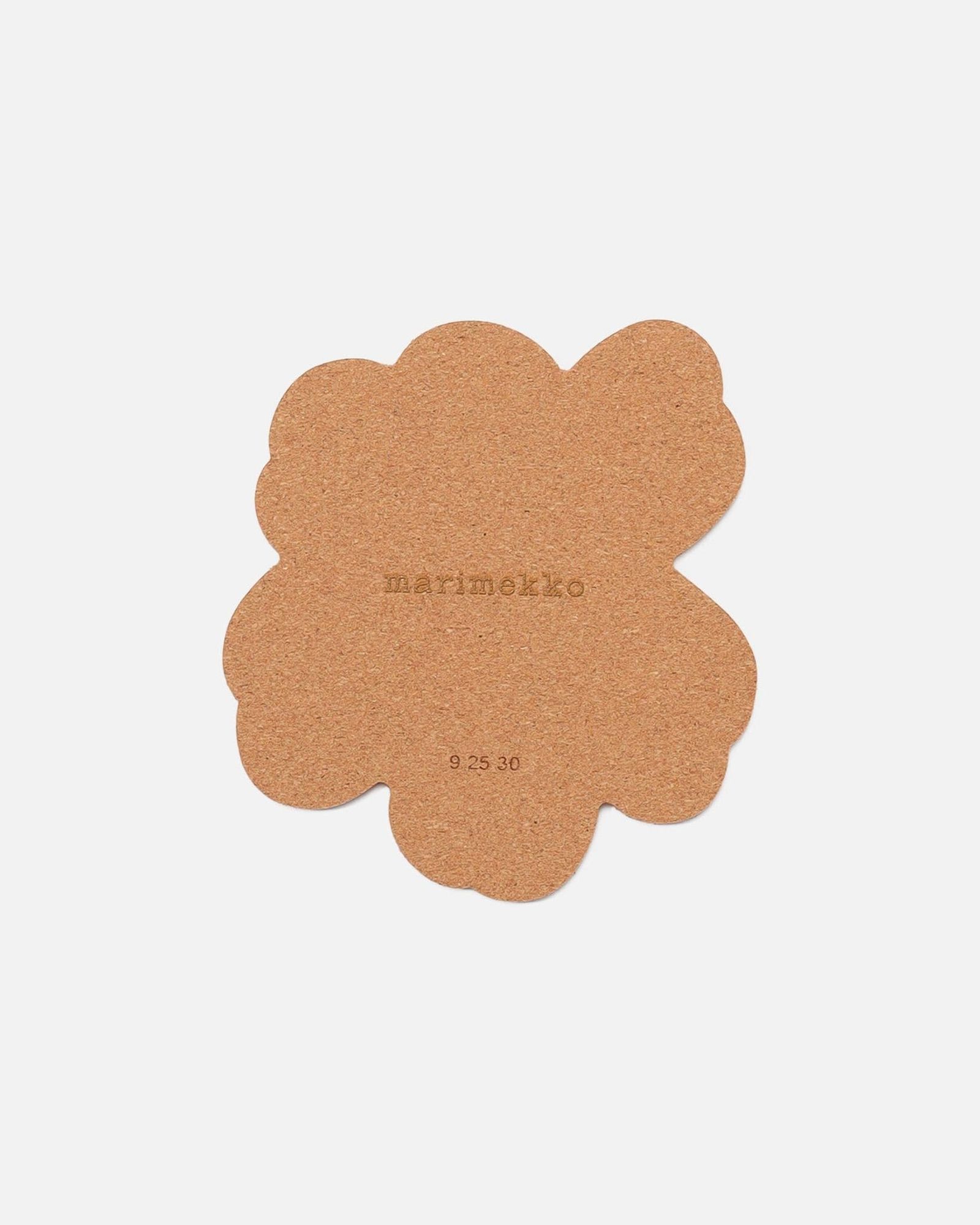 Unikko コルクコースター 12cm 4個セット / グリーン / ピンク / ブラック / ホワイト