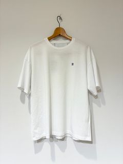エンブロイダリーTシャツ / ワンポイント刺繍Tシャツ / ホワイト