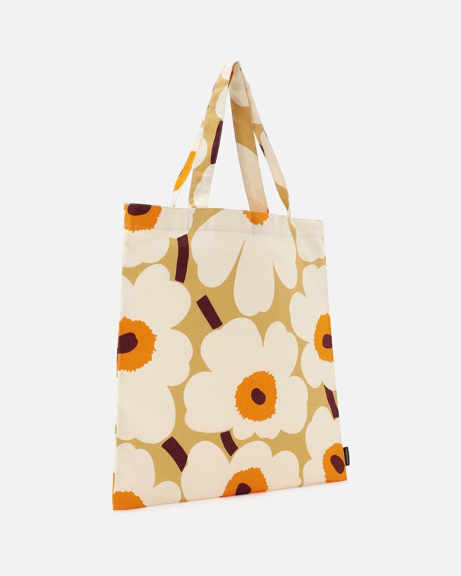Pieni Unikko / ウニッコ / トートバッグ / ファブリックバッグ / 43×44cm / キャメル / オレンジ