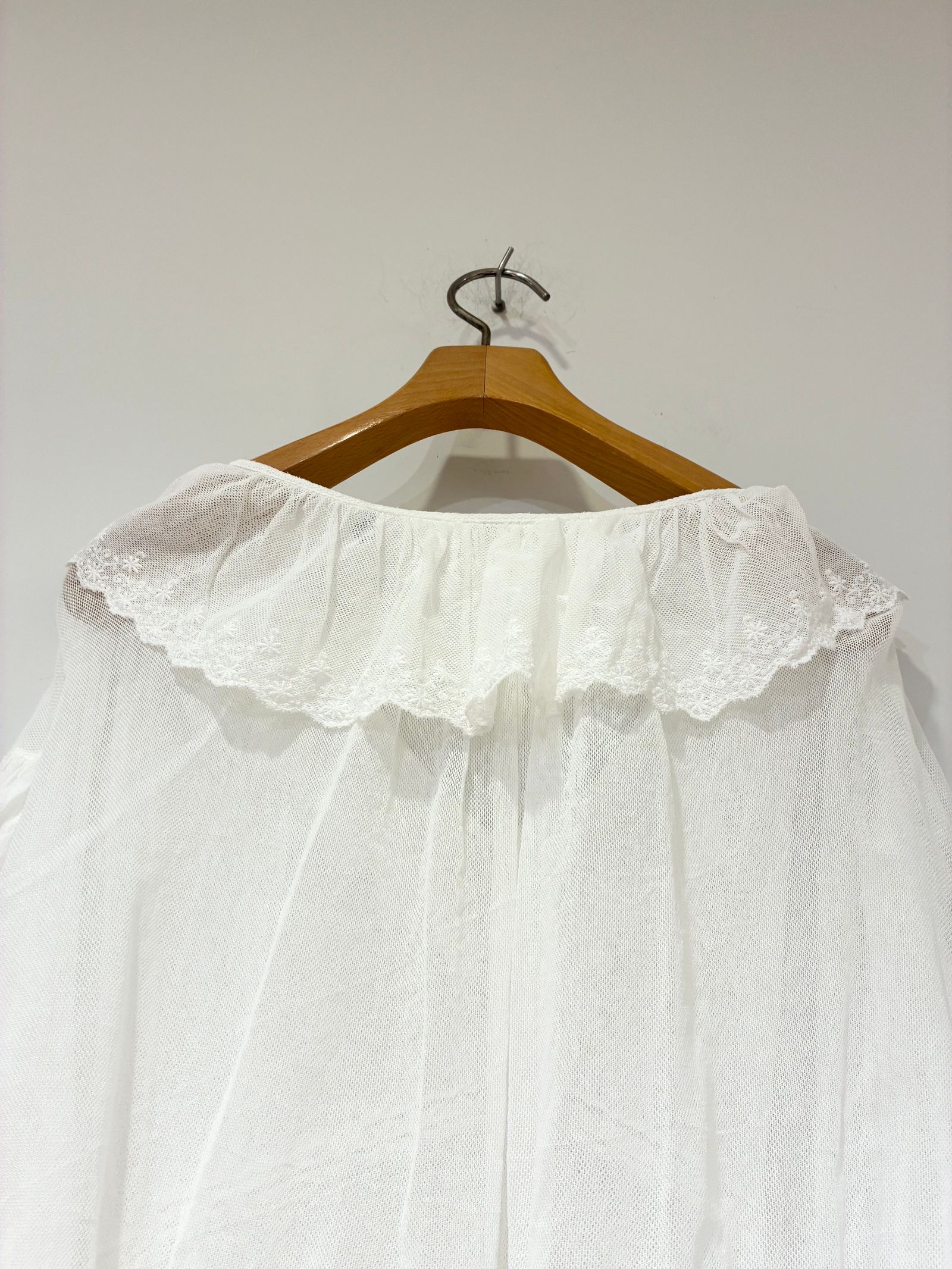 Tule Lace Blouse / チュールレースブラウス / ホワイト