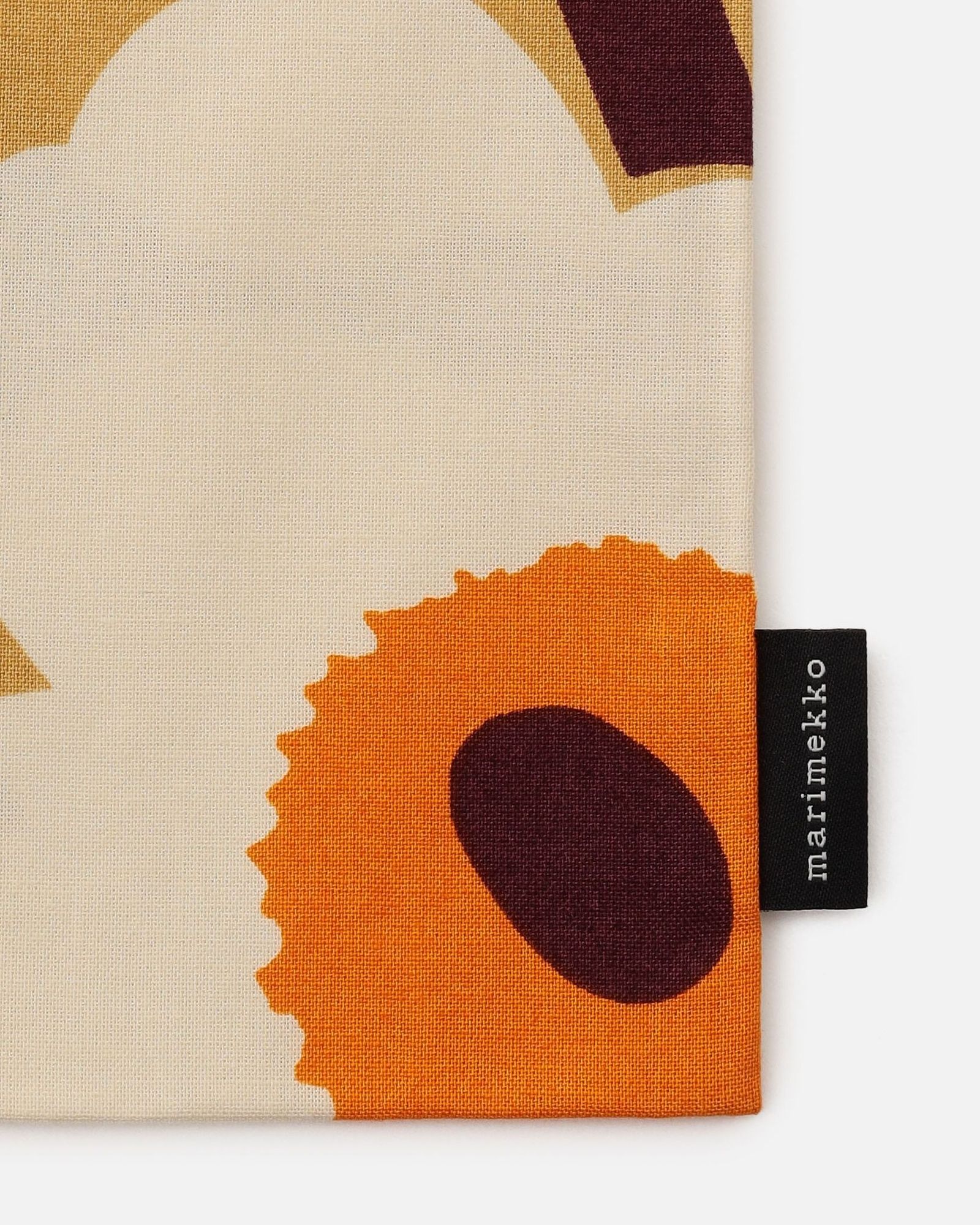 Pieni Unikko / ウニッコ / トートバッグ / ファブリックバッグ / 43×44cm / キャメル / オレンジ