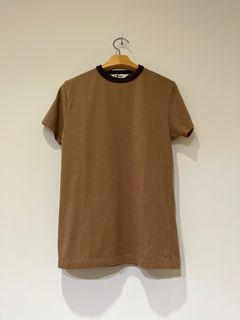 RINGER TEE / リンガーTシャツ / カットソー / キャメル / ブラウン