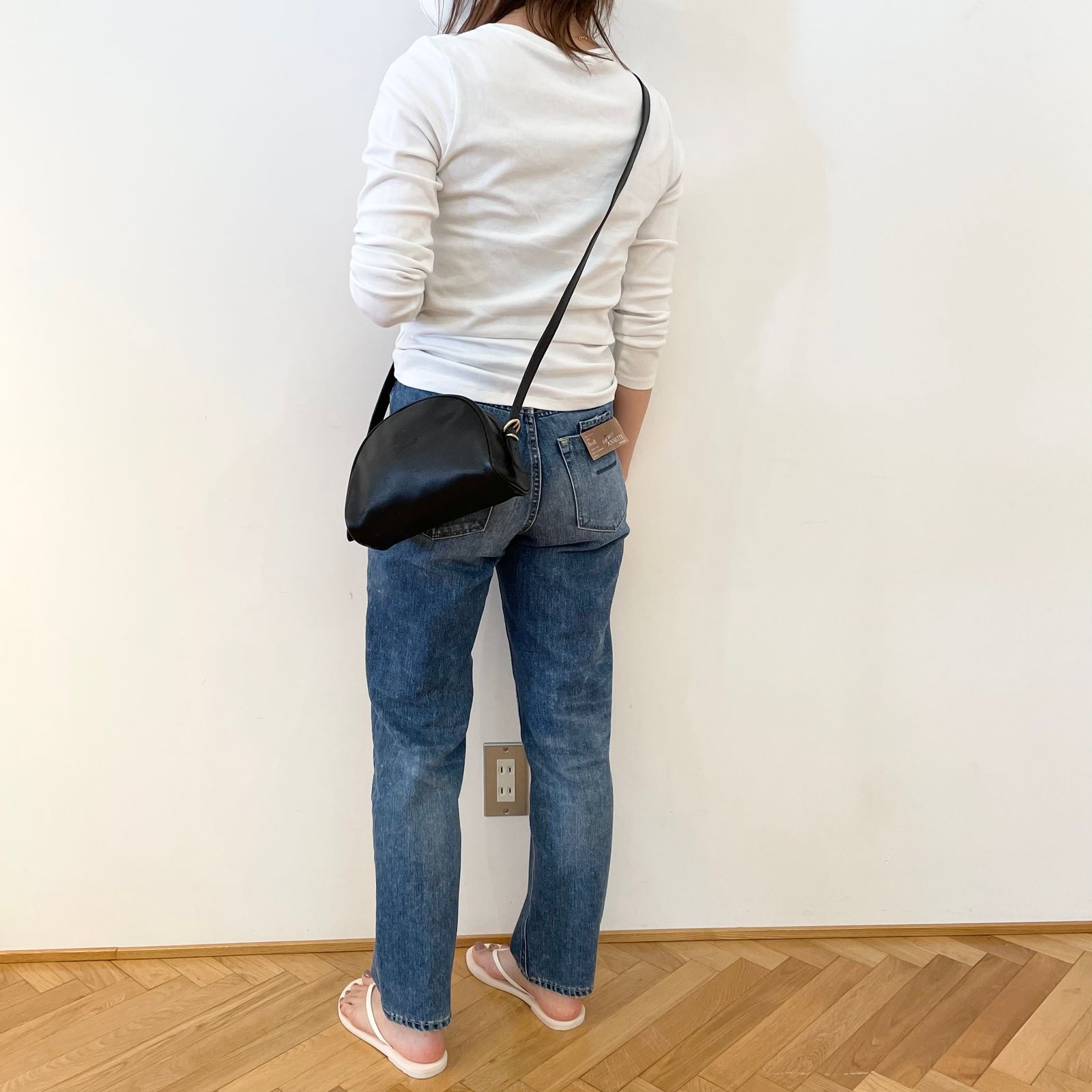 半月ミニショルダーバッグ