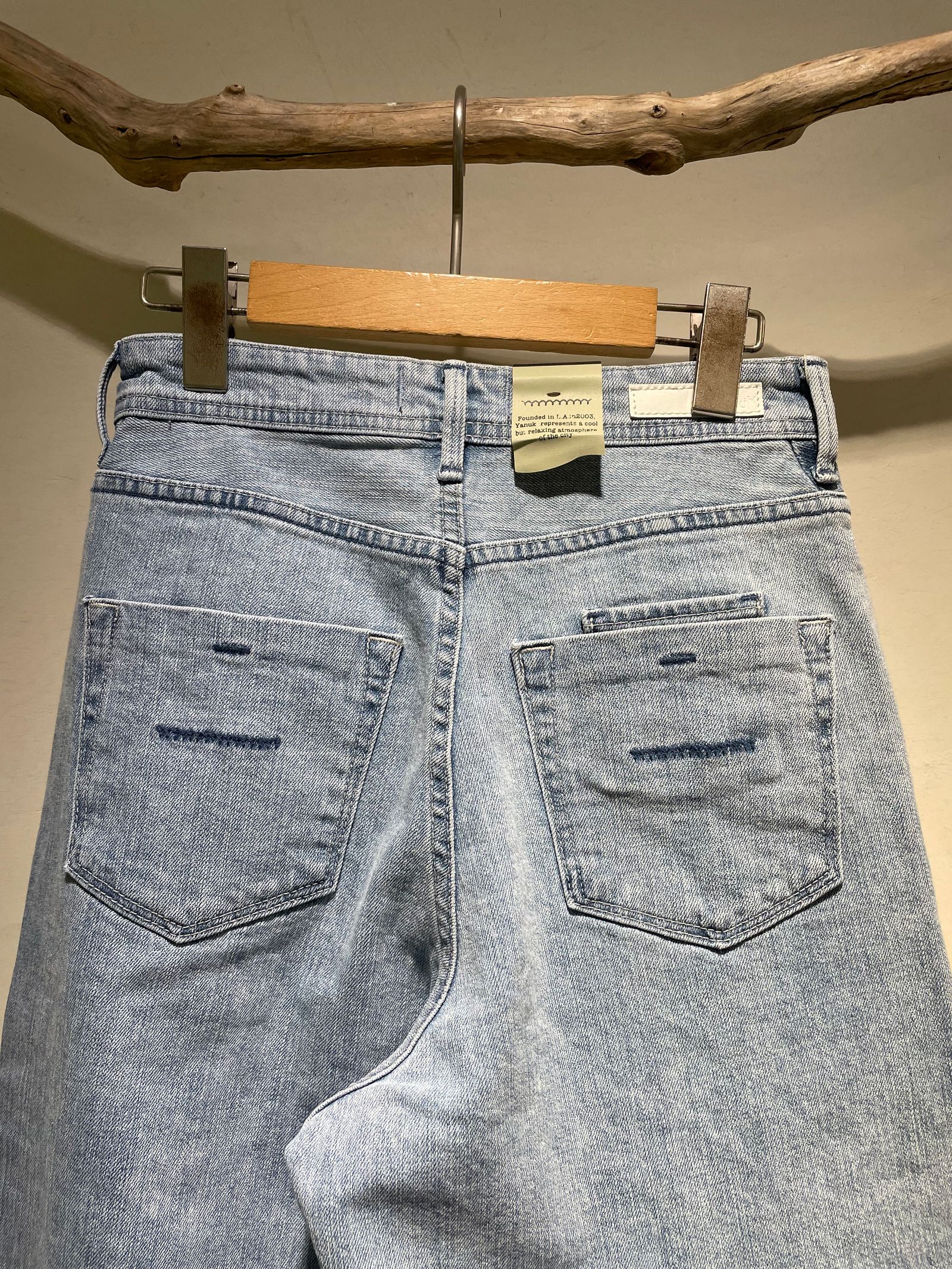 ワイドフレアデニム / ライトブルー