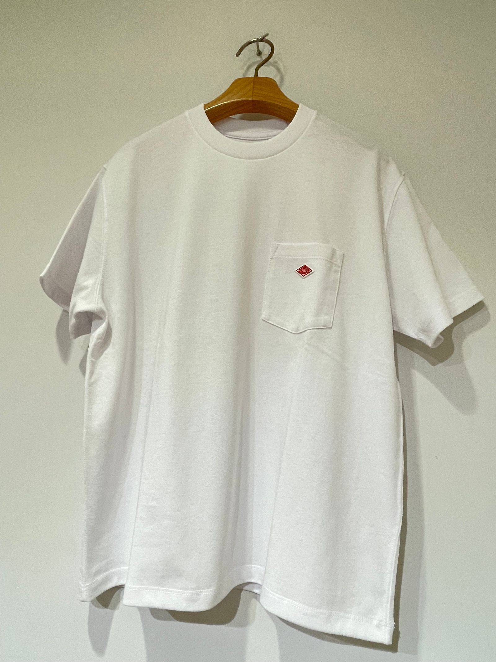 WOMEN'S SHORT SLEEVE POCKET T-SHIRT PLAIN / 半袖ポケットTシャツ / ホワイト