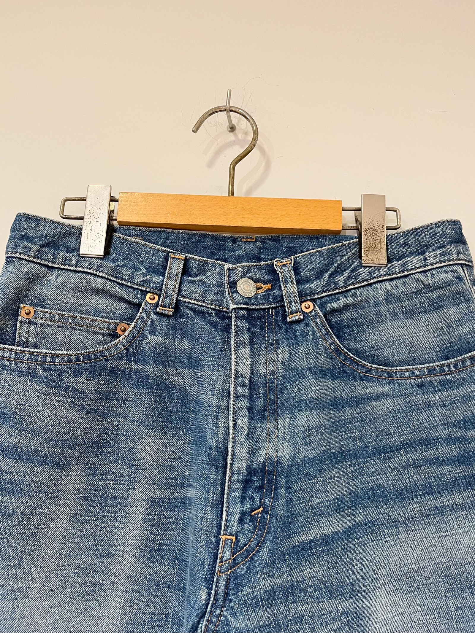 【ラスト1点】Denim Pants / フレアデニム / ブルー