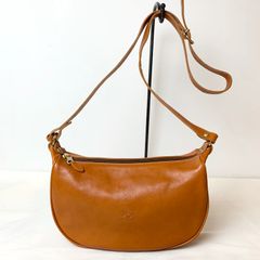 オールレザー半月ショルダーバッグ