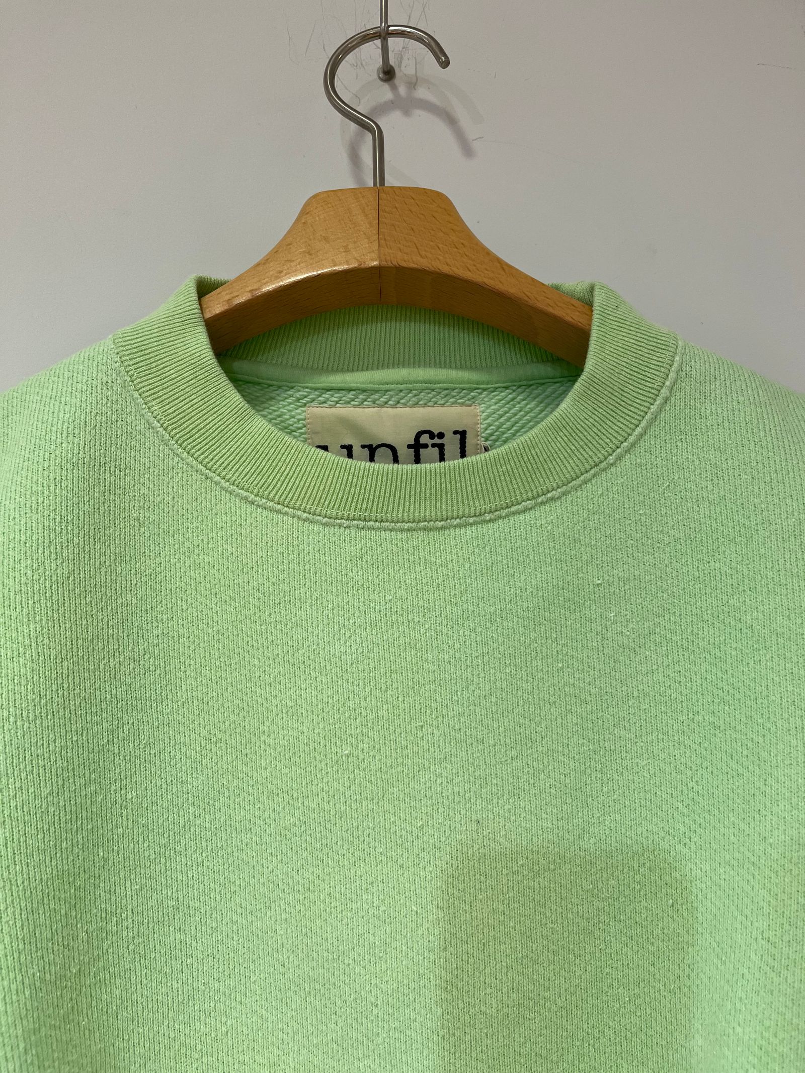 chunky terry bleach -out wide body sweatshirt スウェット WFSP-UW113