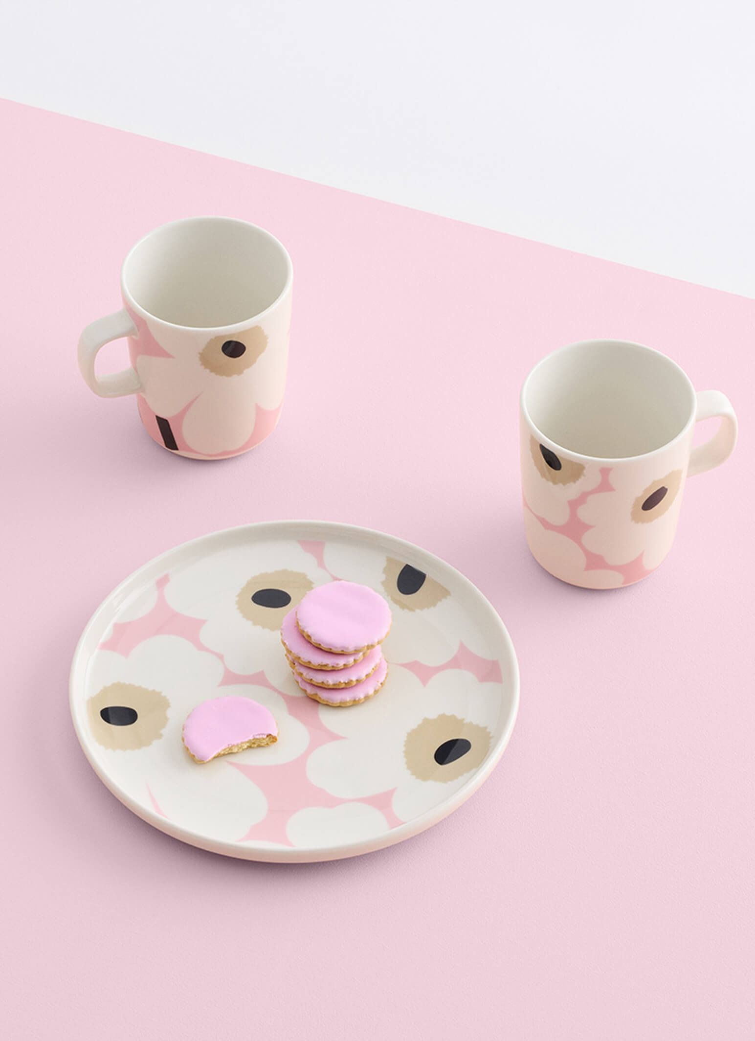 Unikko プレート 20cm / 大皿 / ピンク