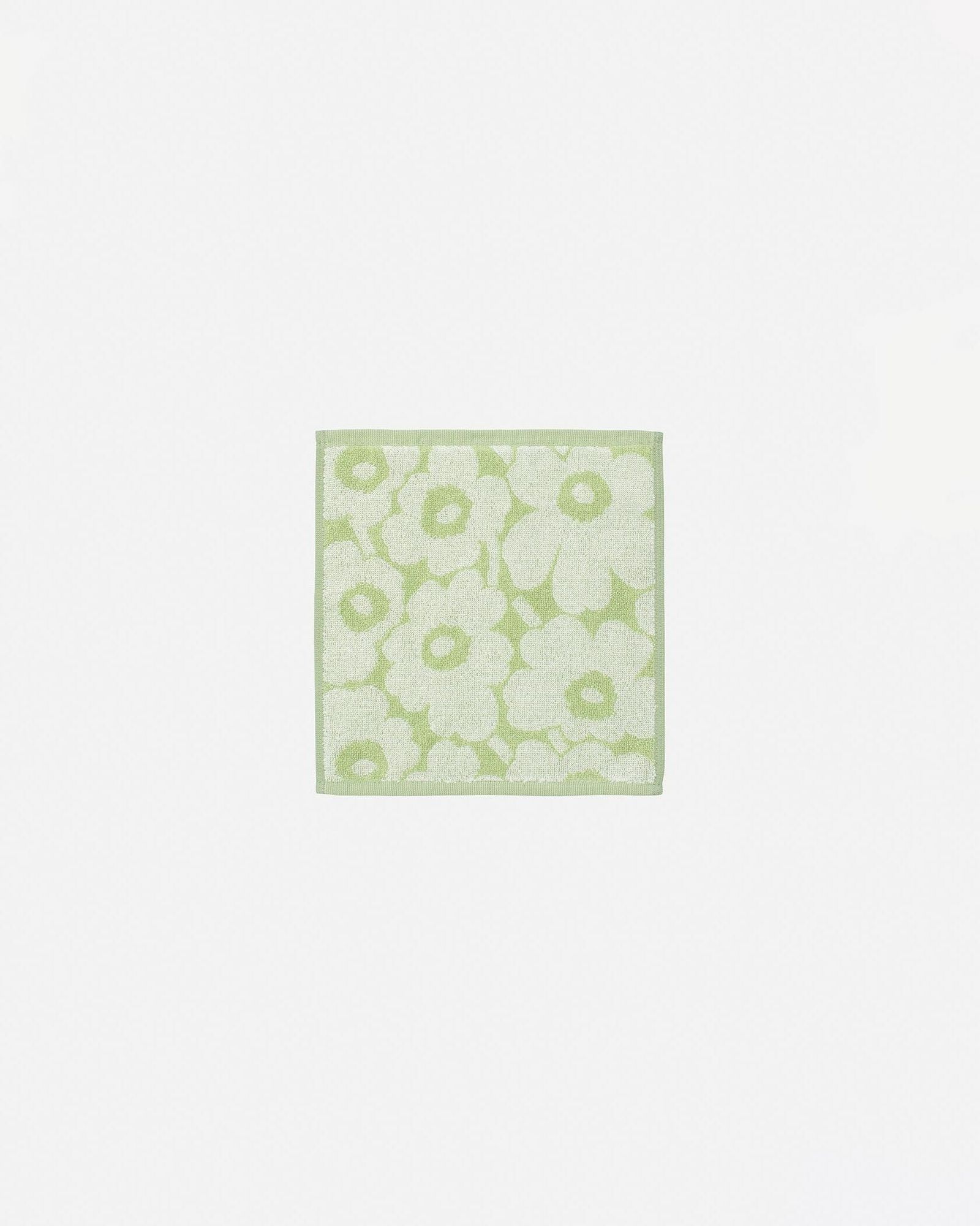 【日本限定】Mini Unikko ミニタオル 26×26cm / タオルハンカチ / グリーン