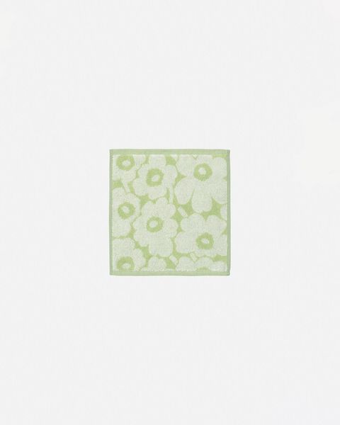 【日本限定】Mini Unikko ミニタオル 26×26cm / タオルハンカチ / グリーン