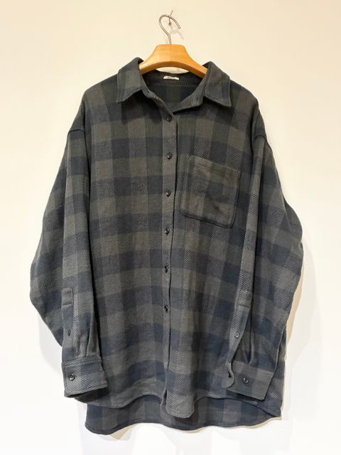 Check Shirt / ブラック