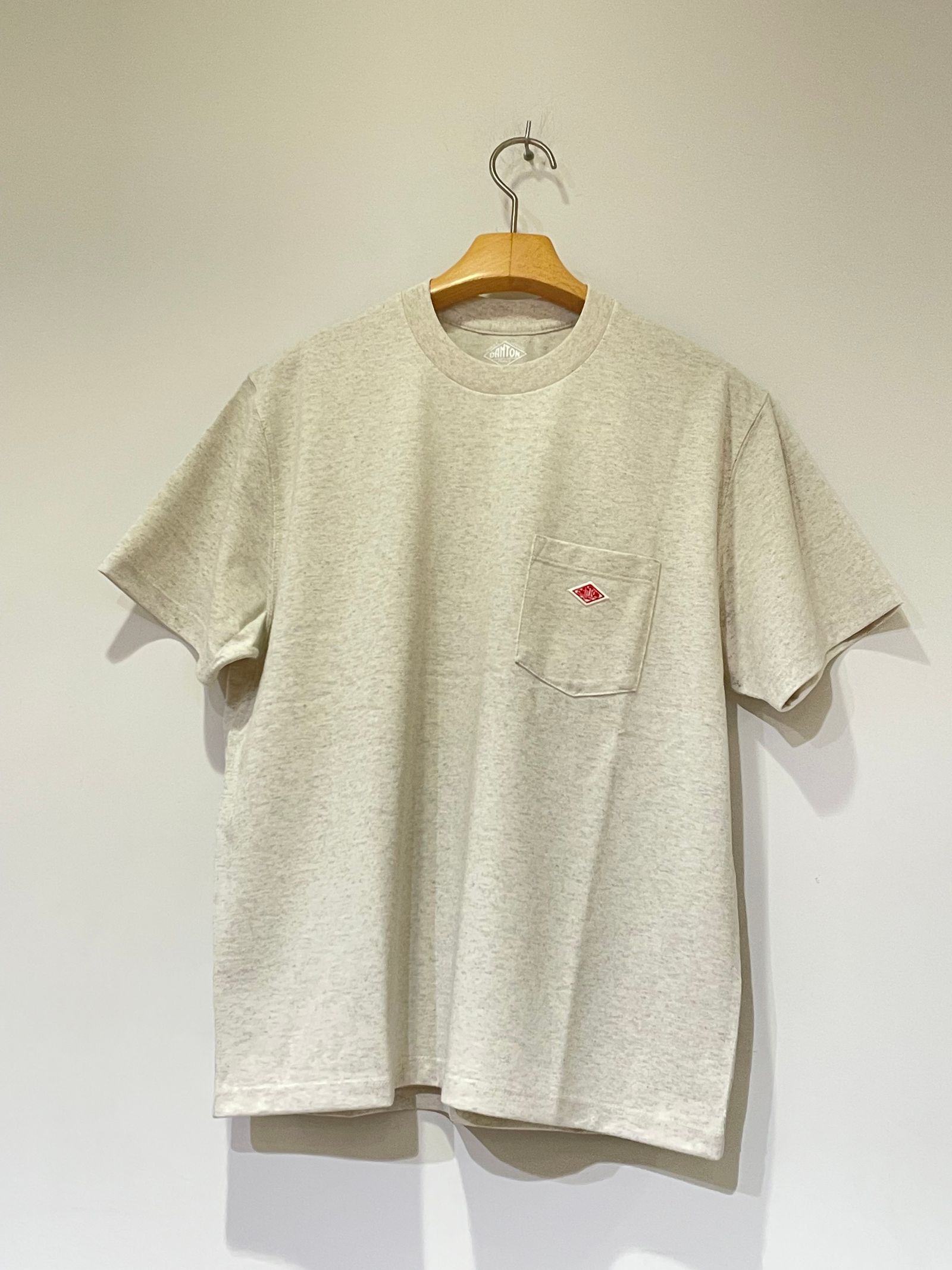 WOMEN'S SHORT SLEEVE POCKET T-SHIRT PLAIN / 半袖ポケットTシャツ / アイボリー