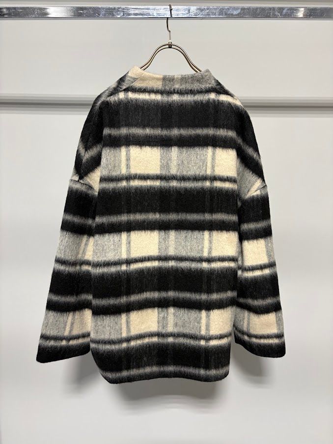 シャギージップコート CHECK / チェック