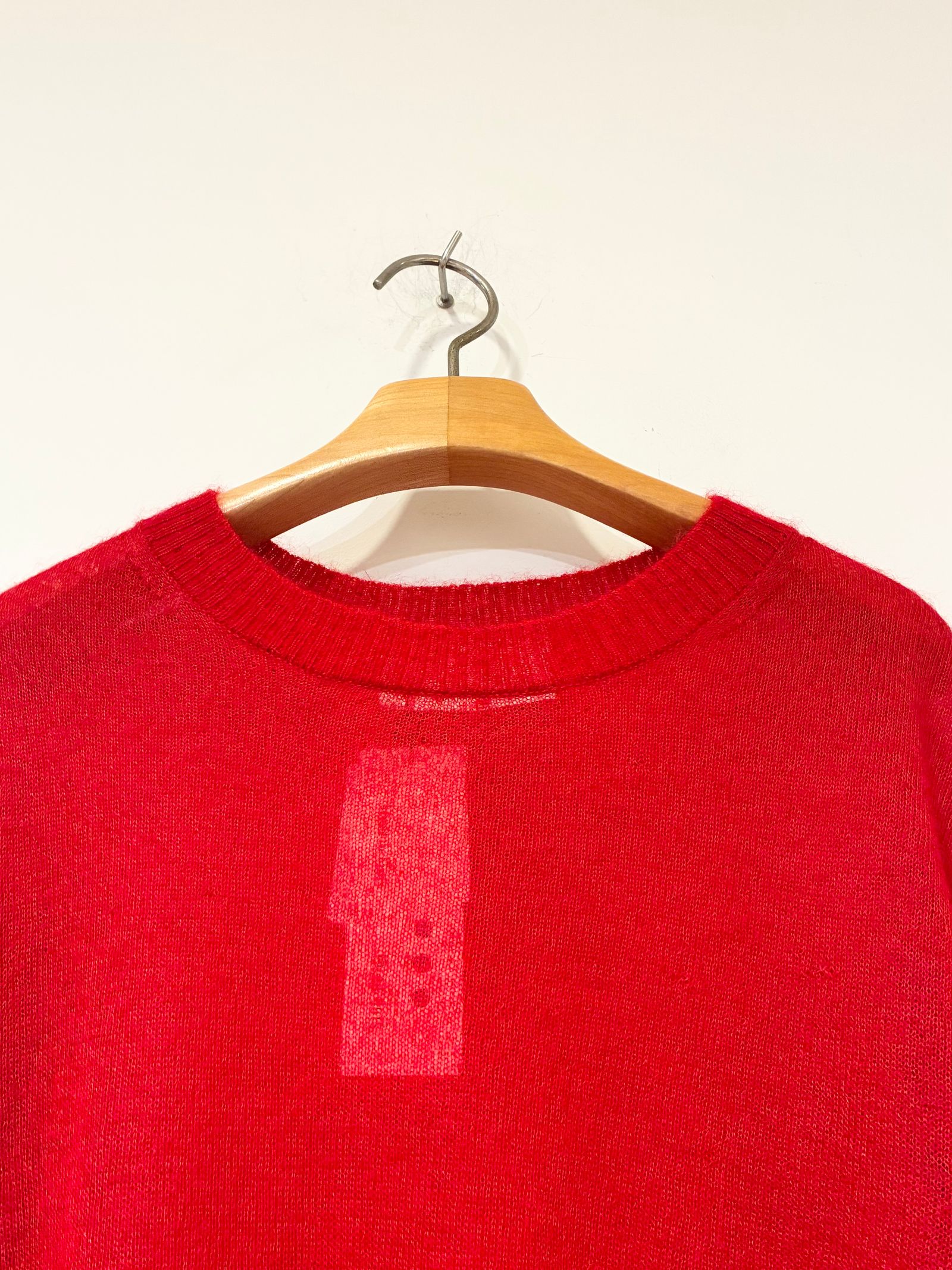 スーパーキッドモヘヤミックス トップ / シアーニット / レッド