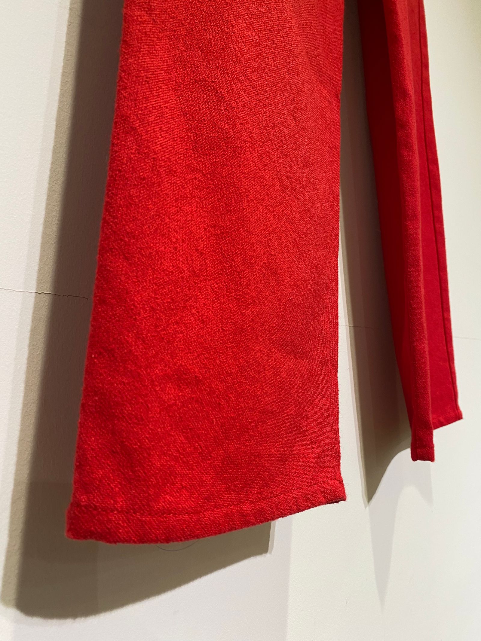 Cotton Linen Belt Pants in Red greed international グリードインターナショナル コットンリネンパンツ