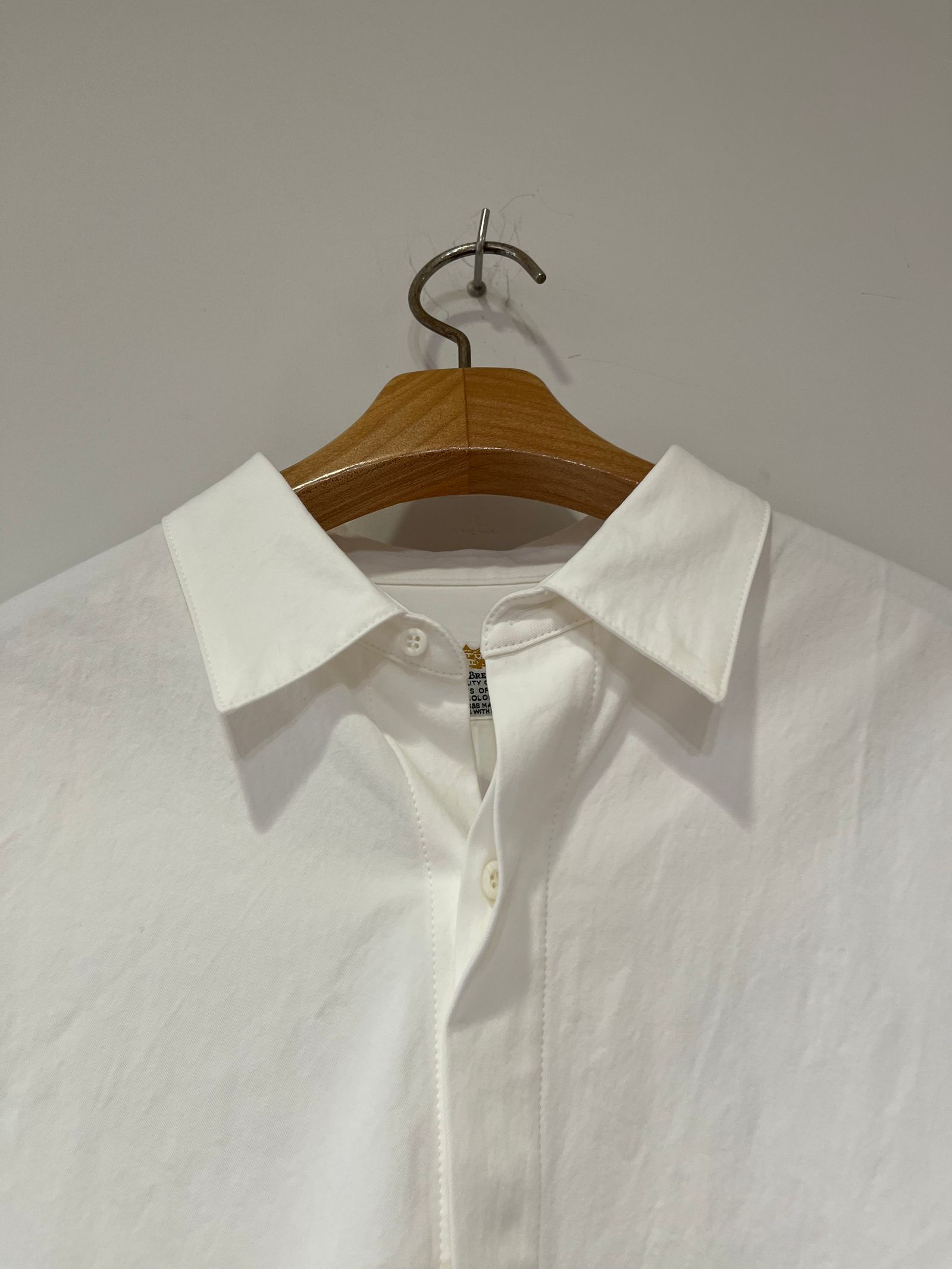 Greed International - Diorama Gabardine Shirt in Off White