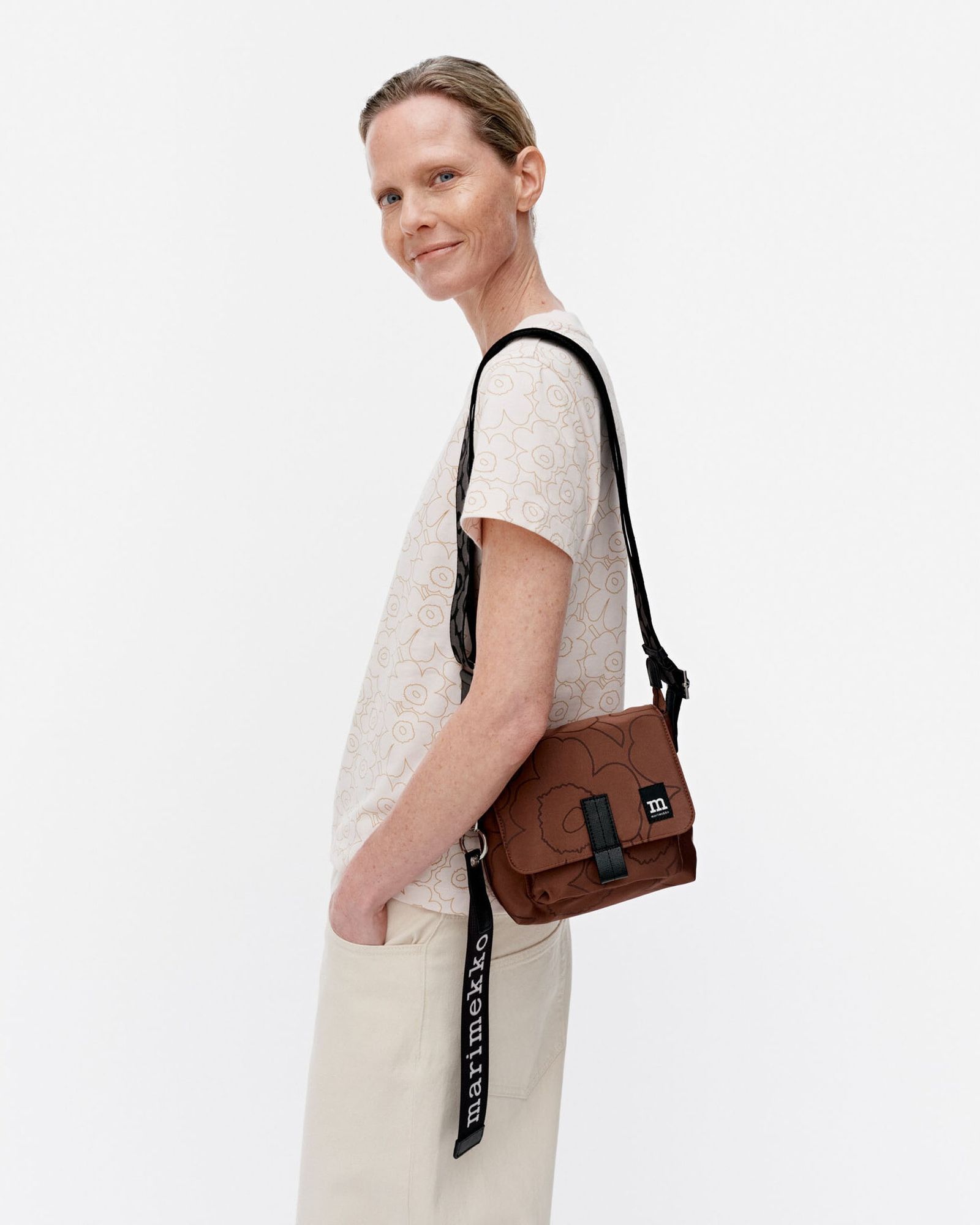 Mini Messenger Piirto Unikko / ウニッコ / ショルダーバッグ / ブラウン