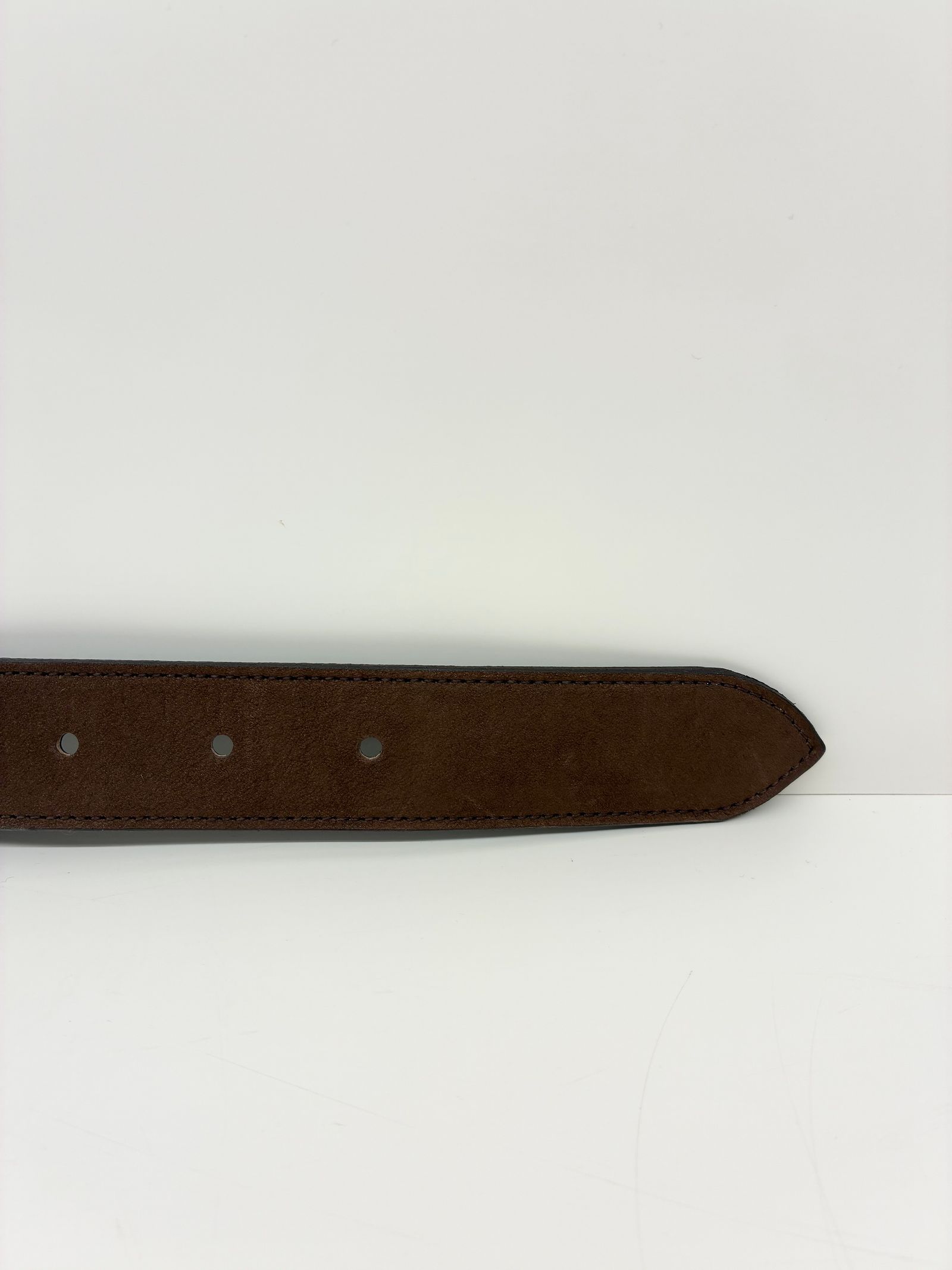 【ラスト1点】GARRISON BELT NUBUCK / ヌバックレザーベルト / ブラウン