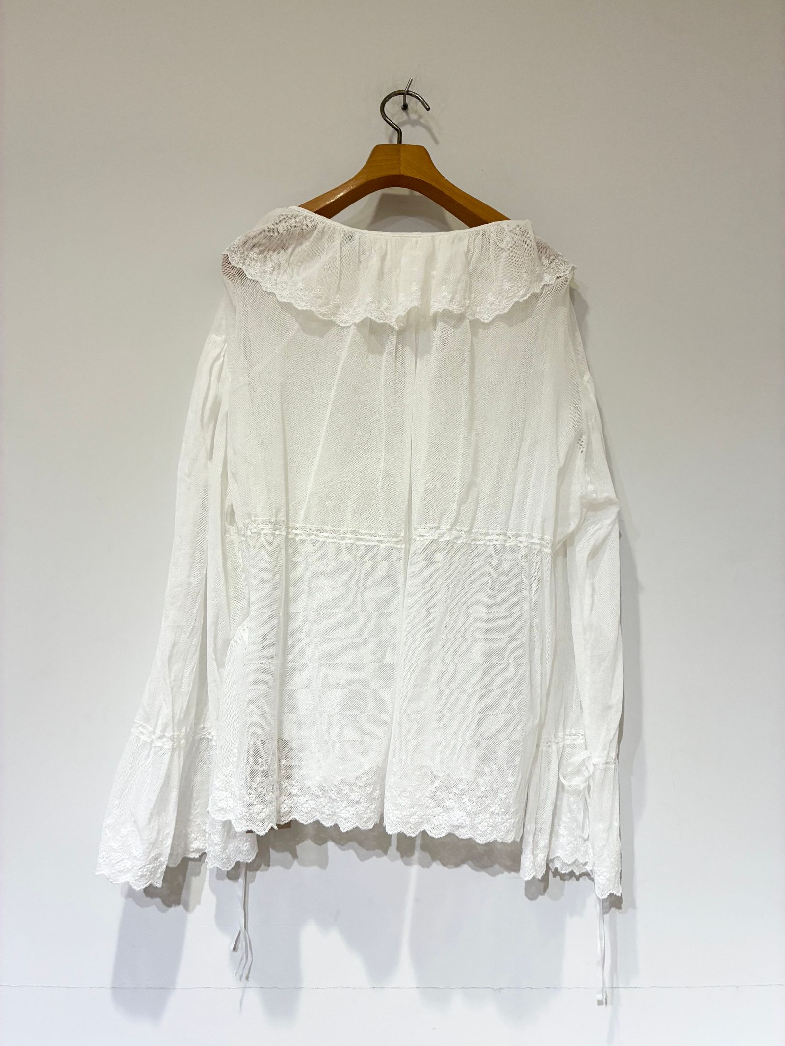 Tule Lace Blouse / チュールレースブラウス / ホワイト