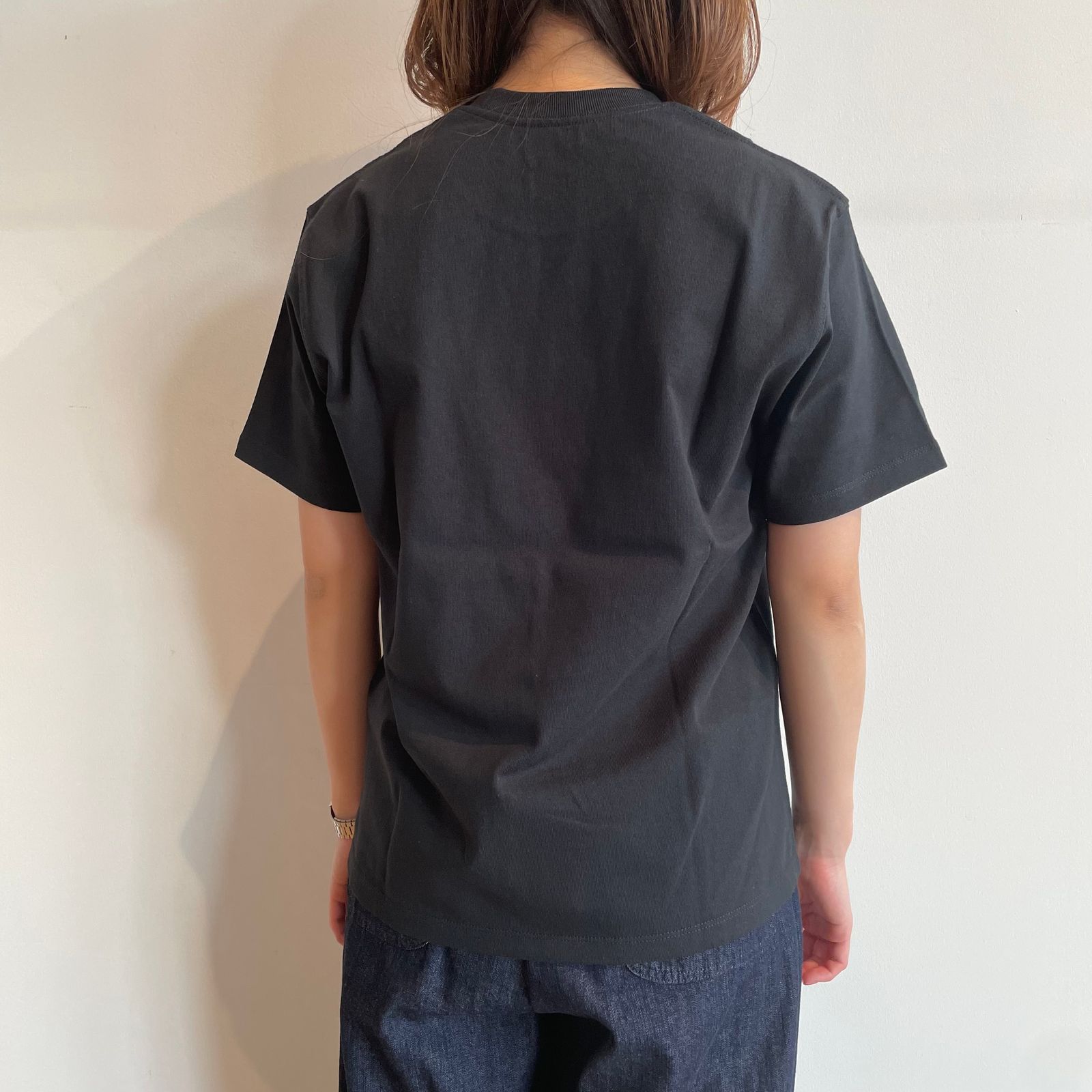 クルーネックポケットTシャツ