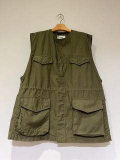 Sleeveless Military Jacket ミリタリージャケット oblada オブラダ S2310JK05