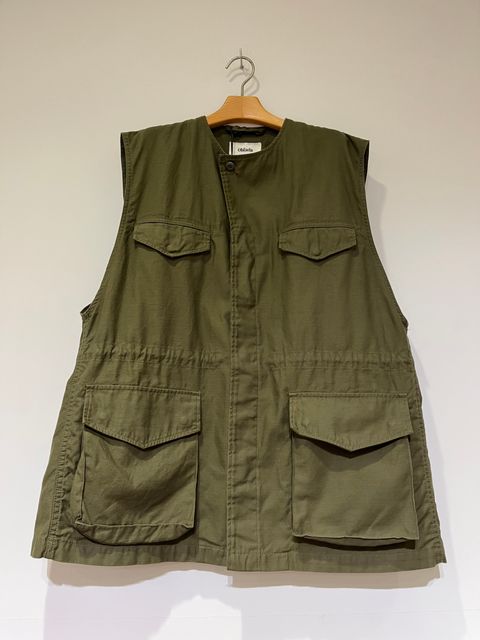 Sleeveless Military Jacket ミリタリージャケット oblada オブラダ S2310JK05