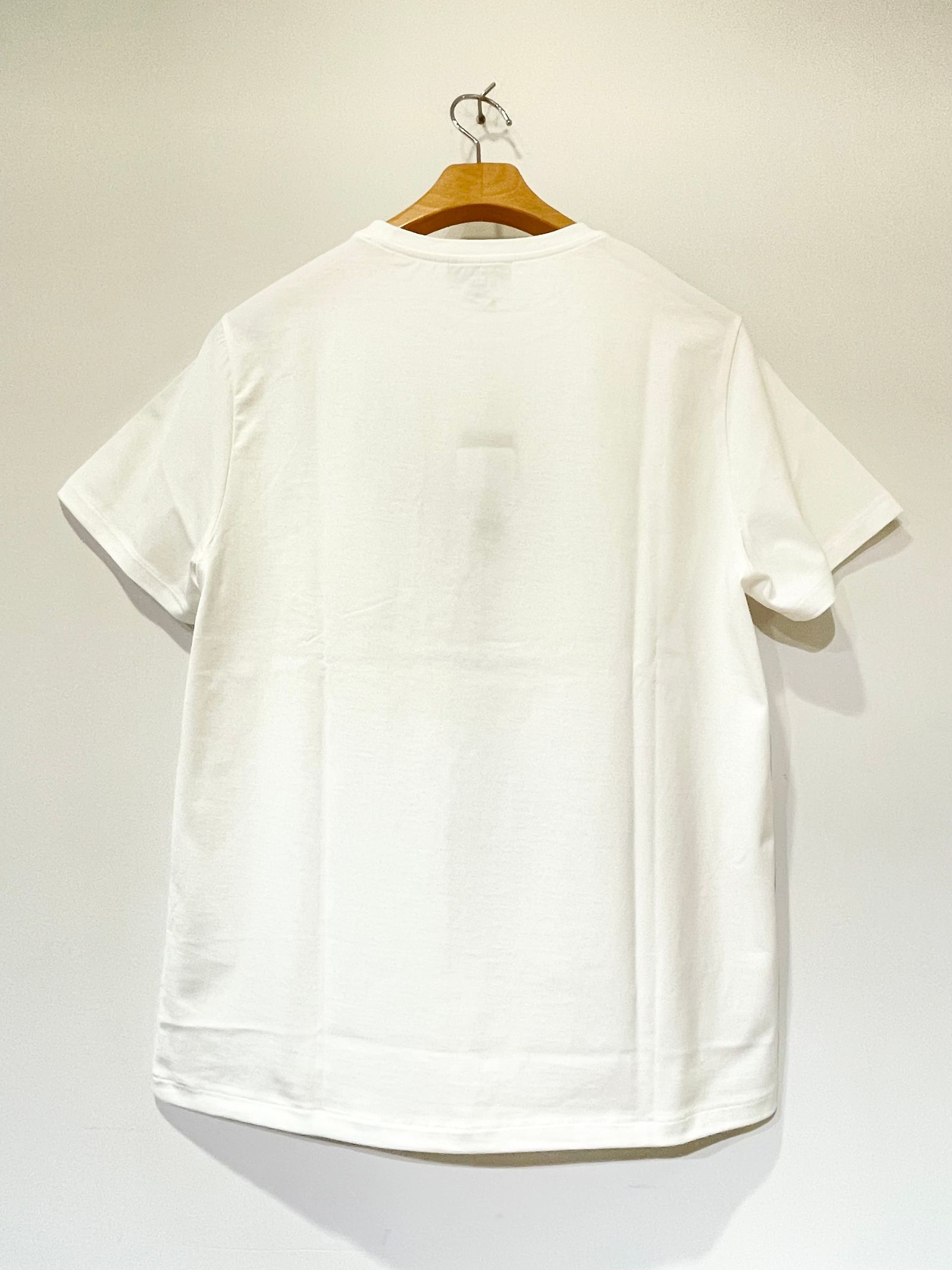 刺繍入りポケットTシャツ / ワンポイントポケットTシャツ / ホワイト