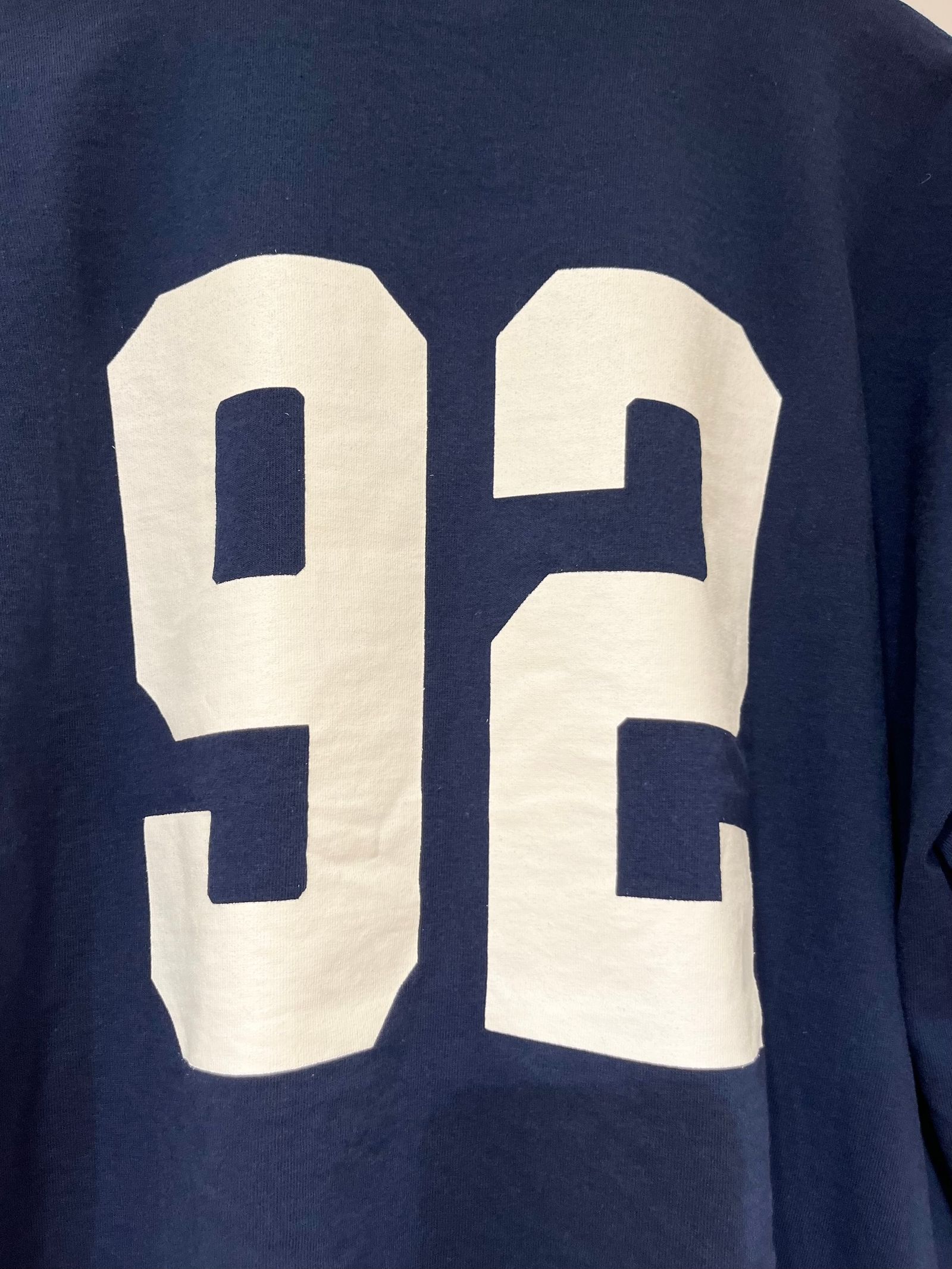 92 STEADY LONG TEE / プリントロンT / ネイビー