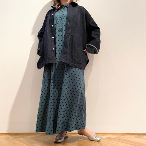 dah'lia レトロな雰囲気が魅力のドットワンピース