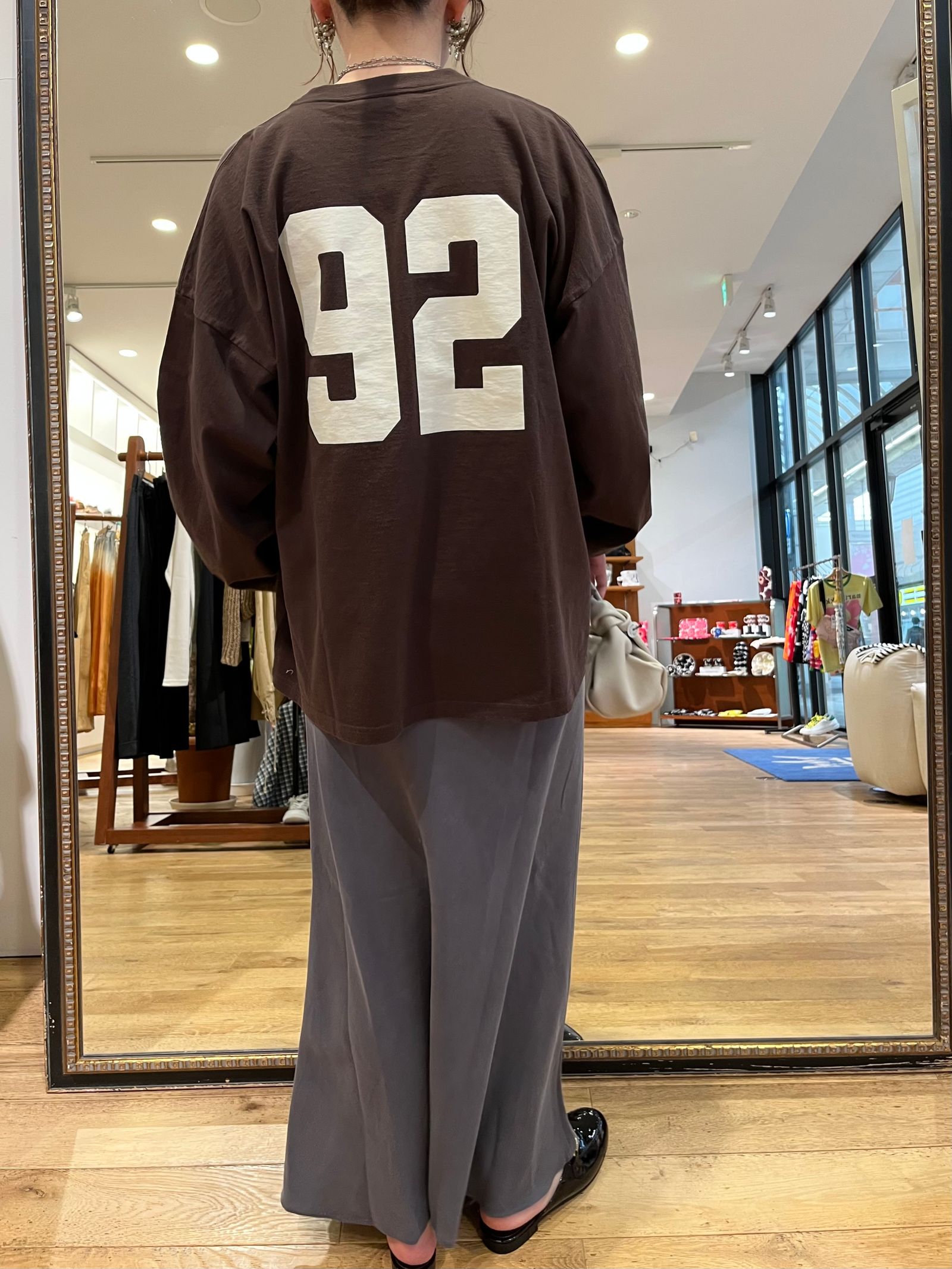 oblada / オブラダ | 2025SS | 92 STEADY LONG TEE プリント Tシャツ | F | ネイビー | レディース Oblada】92 STEADY LONG TEE – CINCH inc