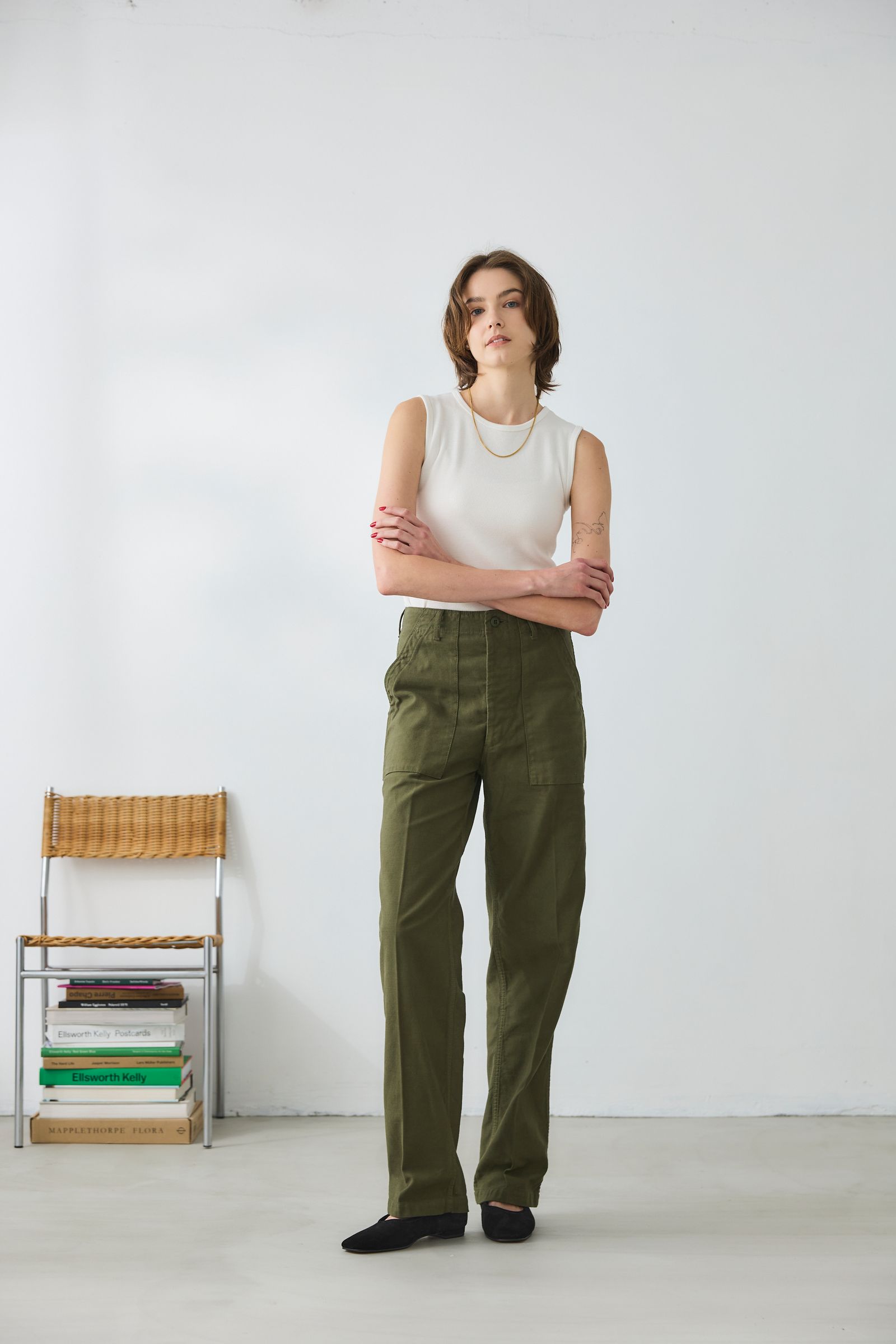 60S BAKER PANTS / ベイカーパンツ / カーキ