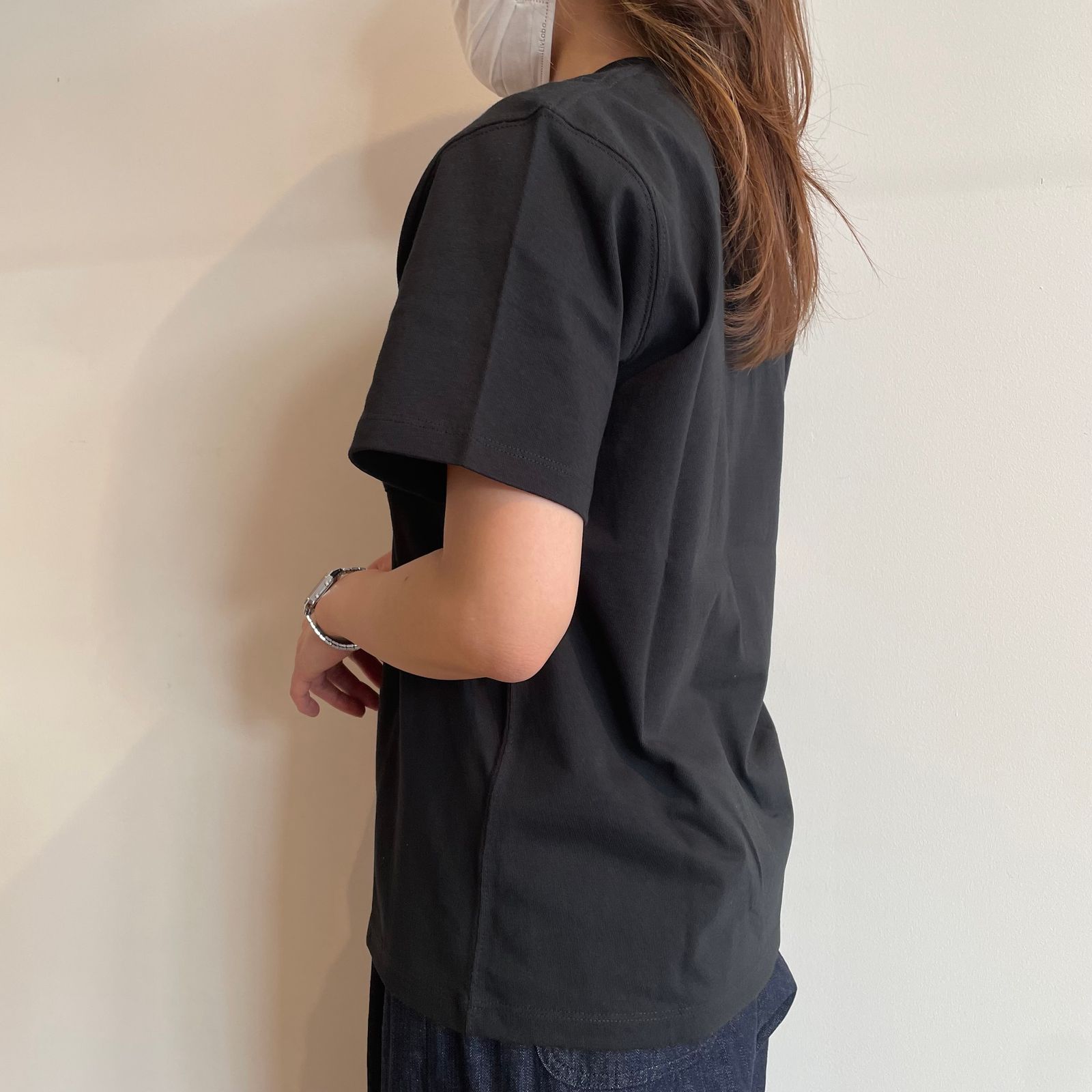 クルーネックポケットTシャツ