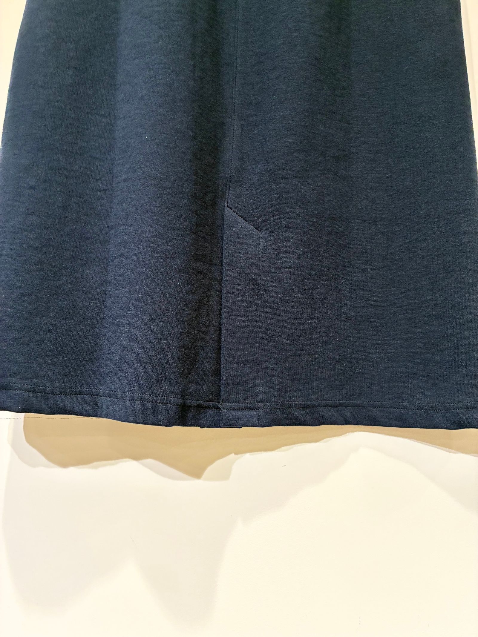 ストレッチポンチ スカート / ジャージータイトスカート / ネイビー