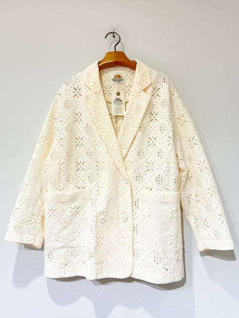 Field Lace Jacket / テーラードジャケット / ホワイト