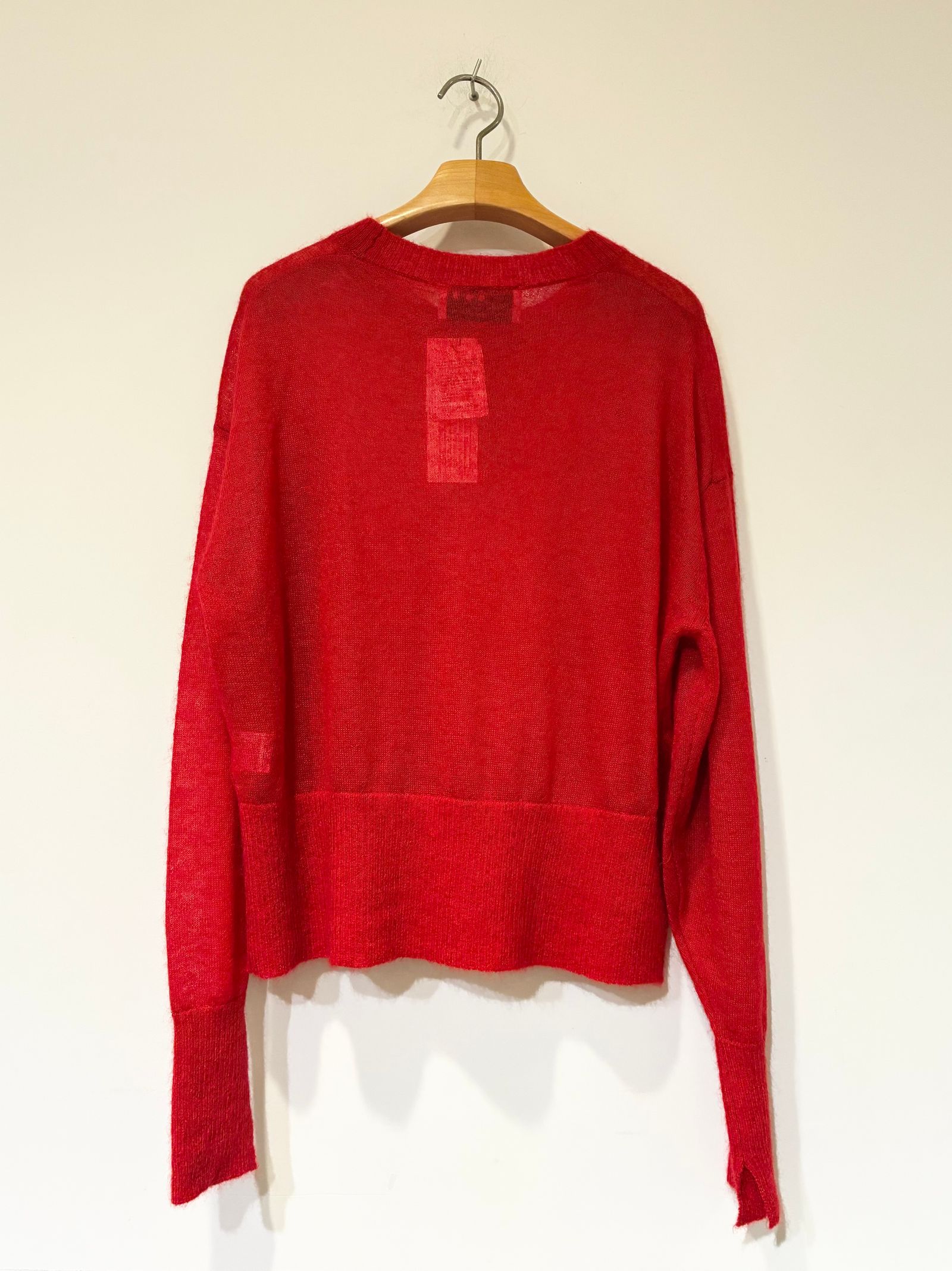 スーパーキッドモヘヤミックス トップ / シアーニット / レッド