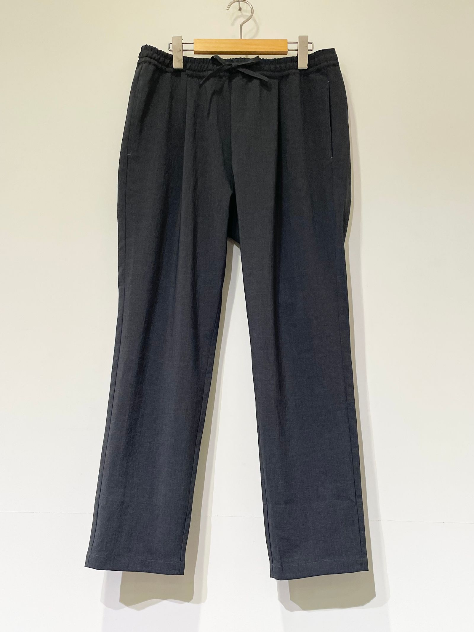 Shari Pants / テーパードイージーパンツ / シャンブレーブラック