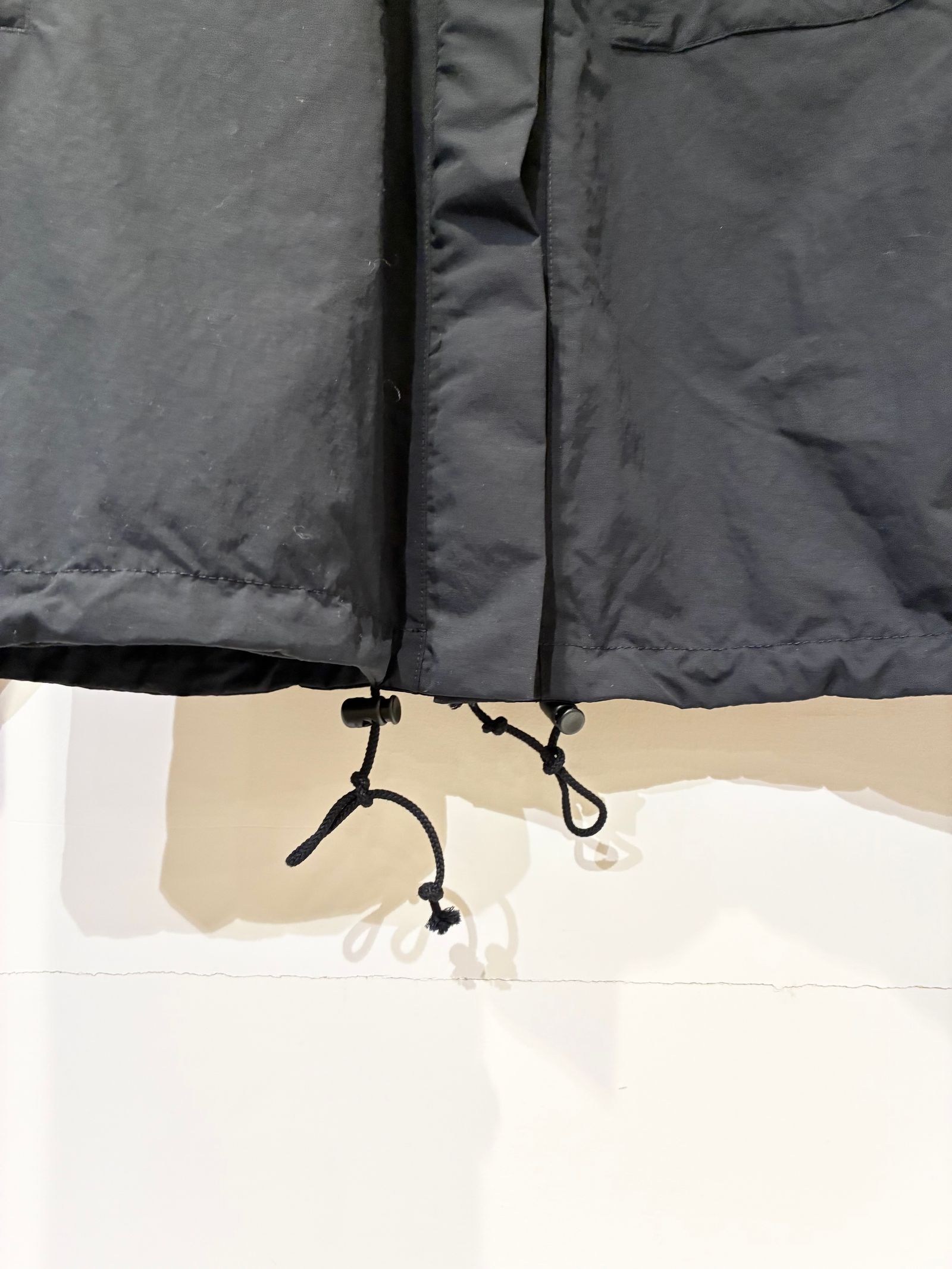 Nylon Blouson / オーバーサイズジップアップブルゾン / ブラック