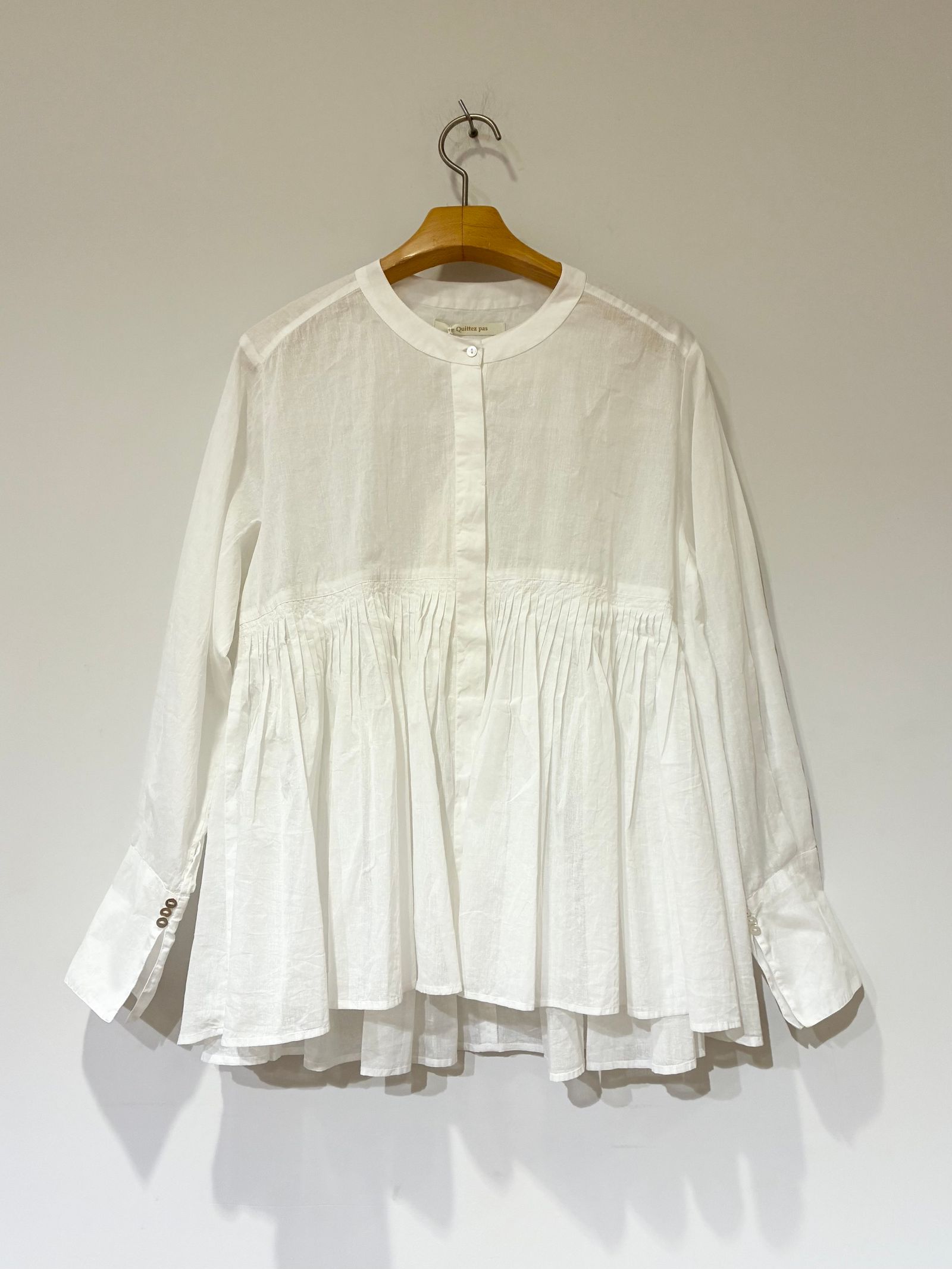 楽天市場】ne quittez pas ヌキテパ COTTON VOILE LACE&PIN TUCK