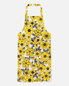 【限定商品】Kestit / 花柄 / エプロン / イエロー