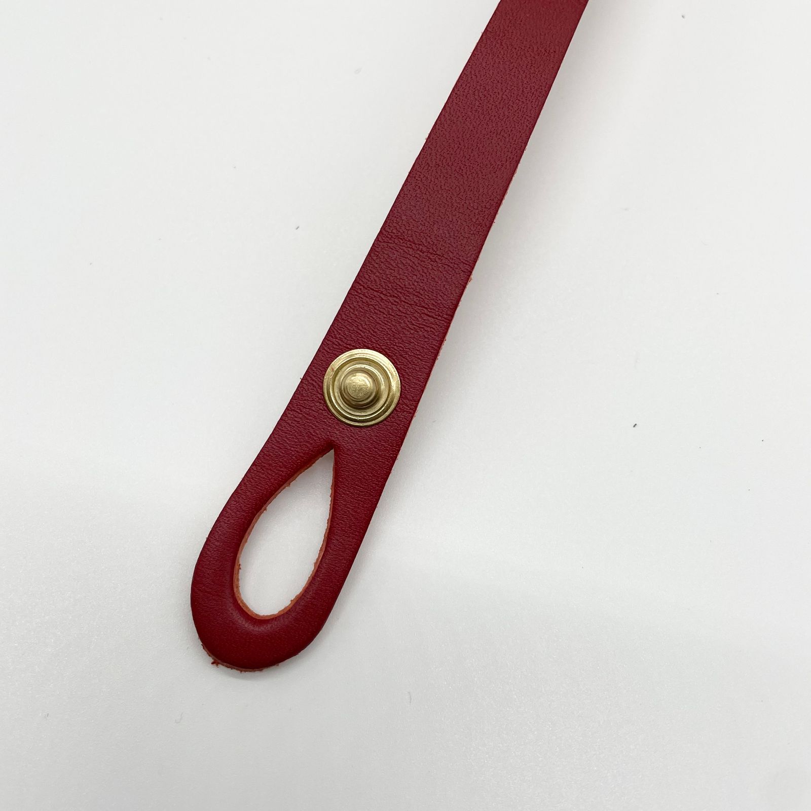 スナップボタンレザーブレスレット