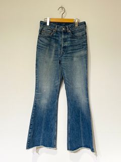【ラスト1点】Denim Pants / フレアデニム / ブルー