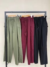 cotton cupra cargo easy pants / コットンキュプラカーゴイージーパンツ / ボルドー