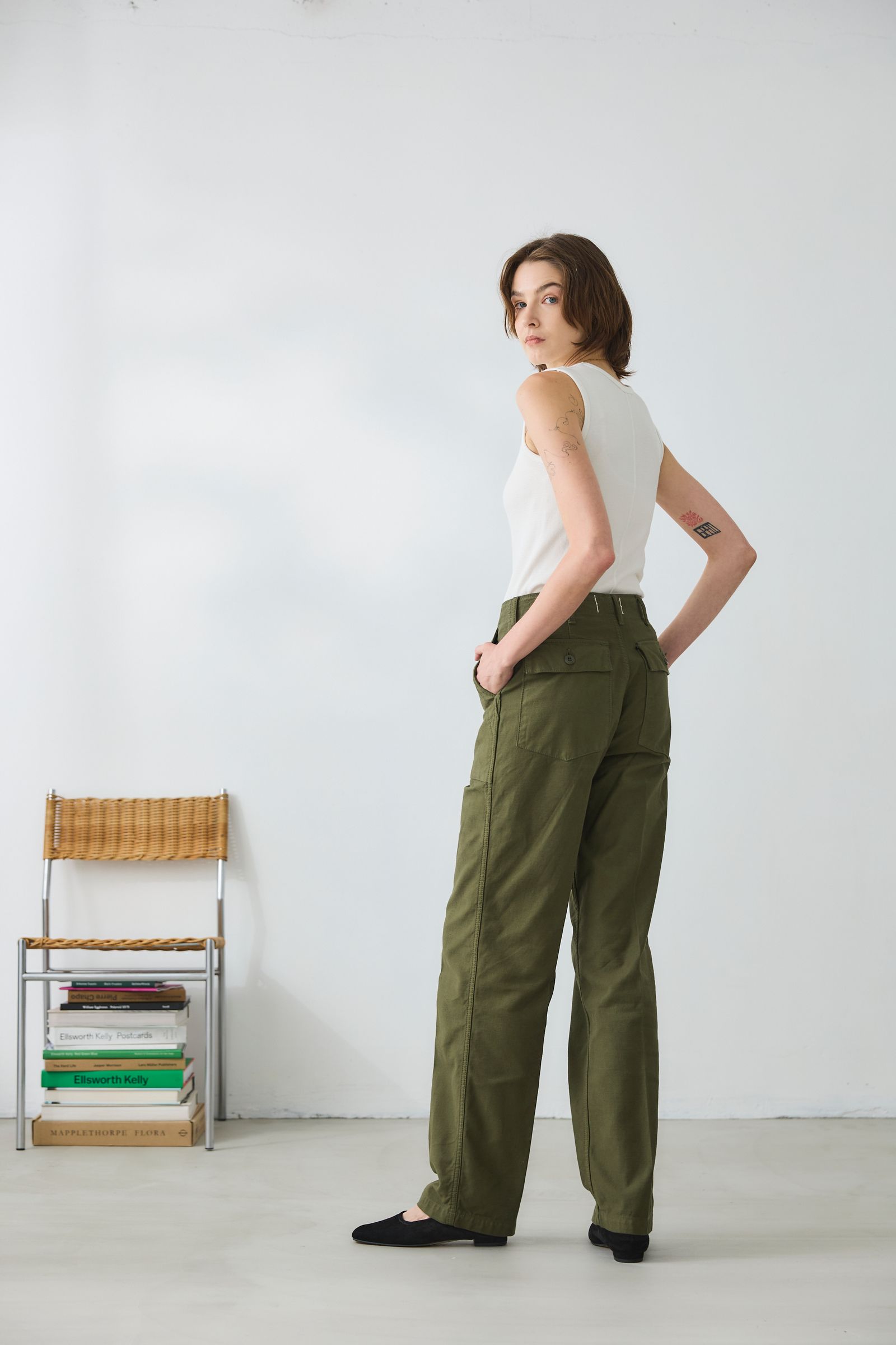 60S BAKER PANTS / ベイカーパンツ / カーキ