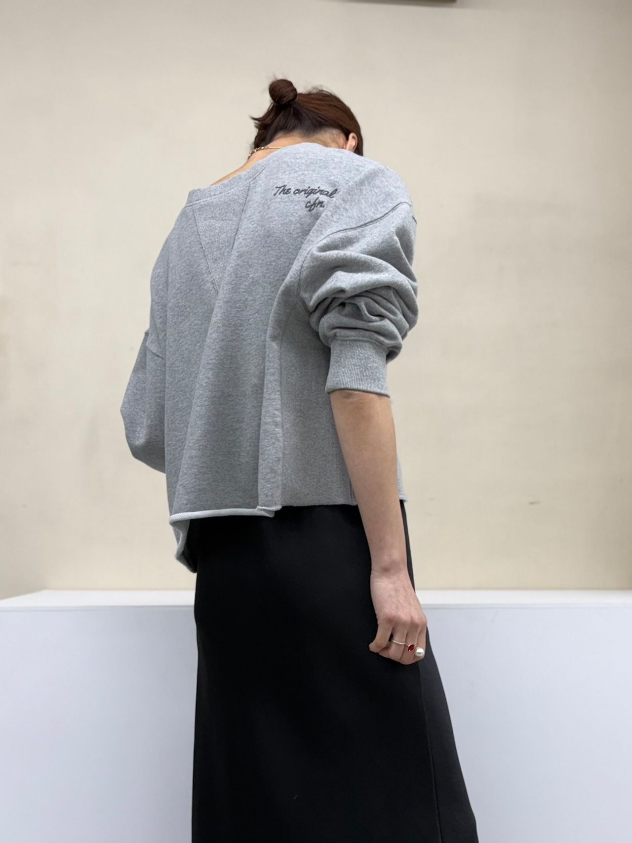 bio sweat 2way pullover / バイオスウェットツーウェイプルオーバー / スウェット / グレー