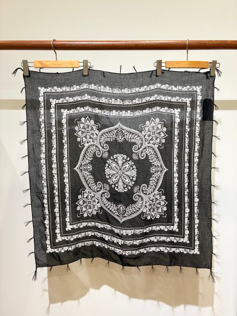 BANDANA / バンダナスカーフ / ブラック