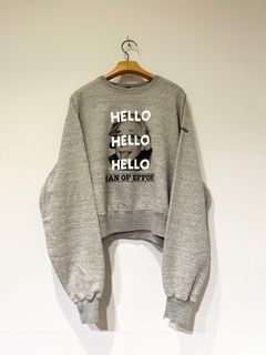 HELLO SWEAT / アインシュタイン / プリントスウェット / グレー