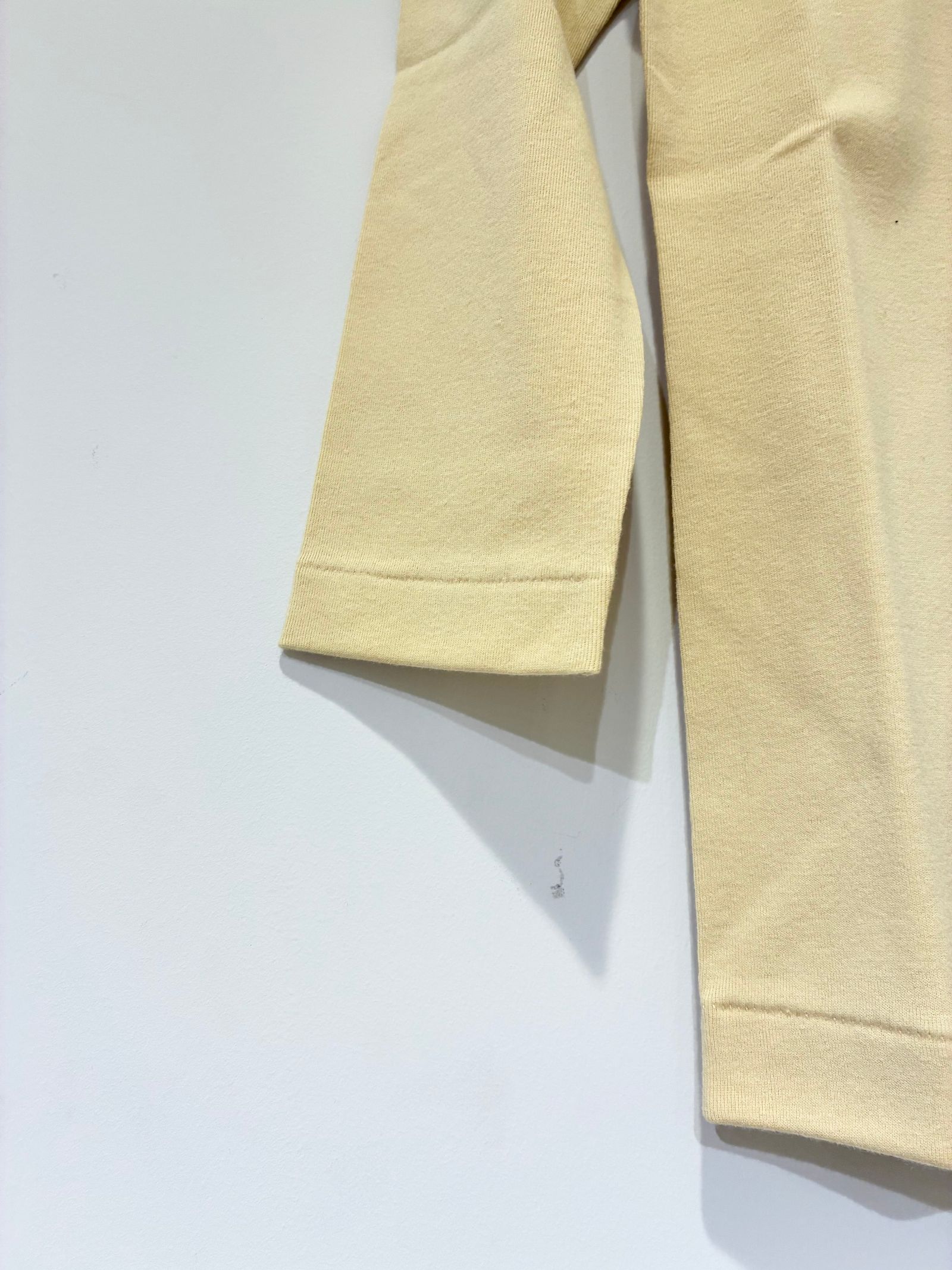 ジンジャー 七分袖 / ボートネックカットソー / イエロー / クリーム