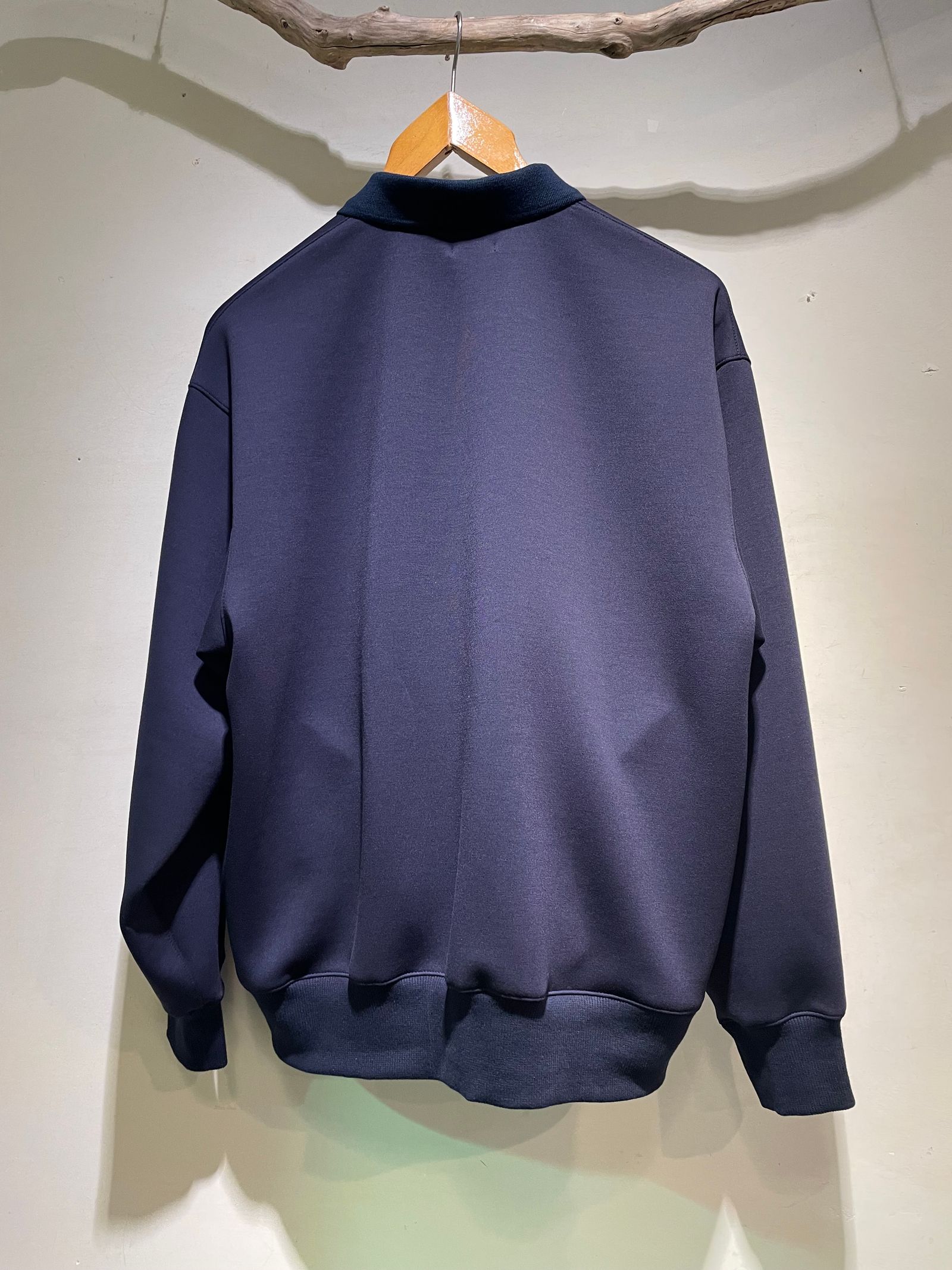 DOUBLE AIR KNIT POLO SHIRTS / ダンボールニットポロシャツ / ネイビー