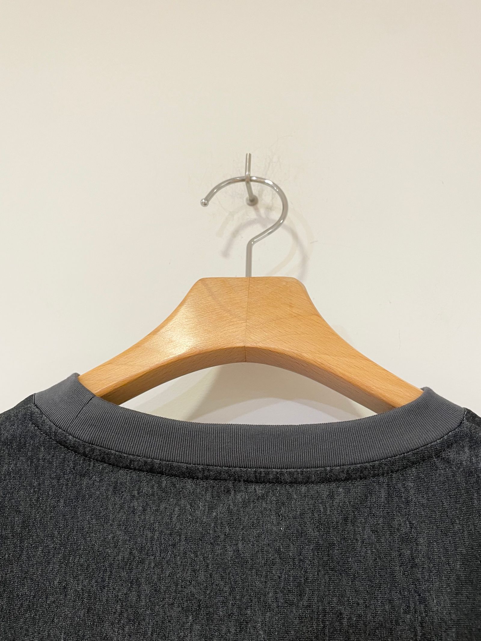 C/P Tricot Tee / コットンポリエステル半袖Tシャツ / チャコールグレー